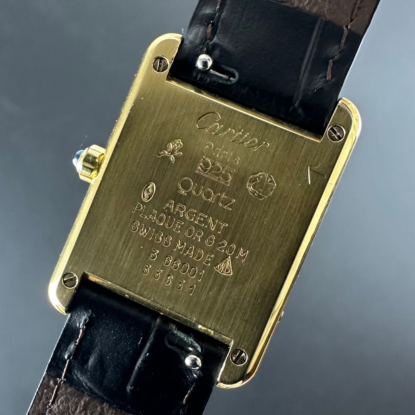 Cartier Tank Vermeil 366001 - (3/8)