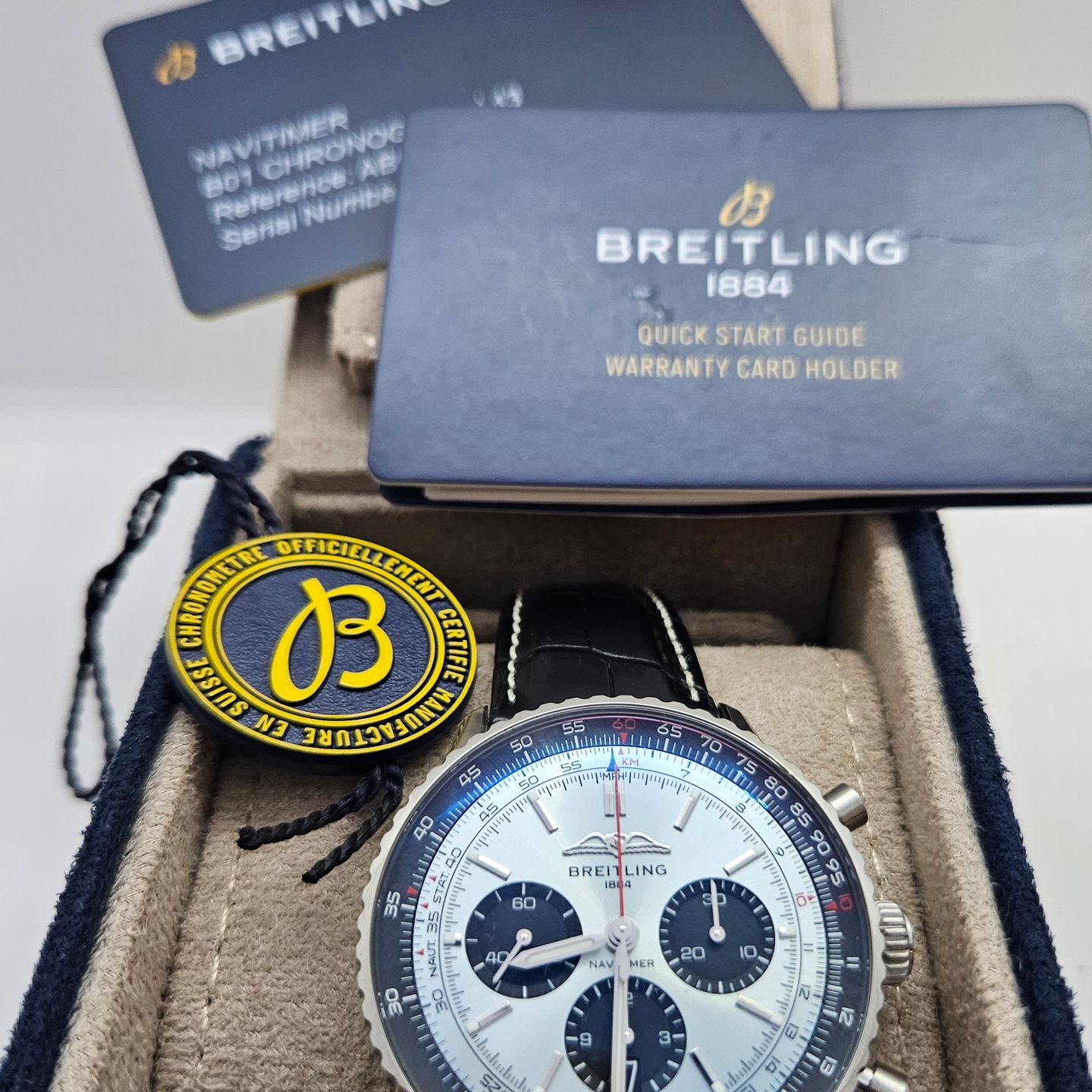 Breitling Navitimer AB0138241C1P1 (2023) - Blue dial 43 mm Steel case (2/8)