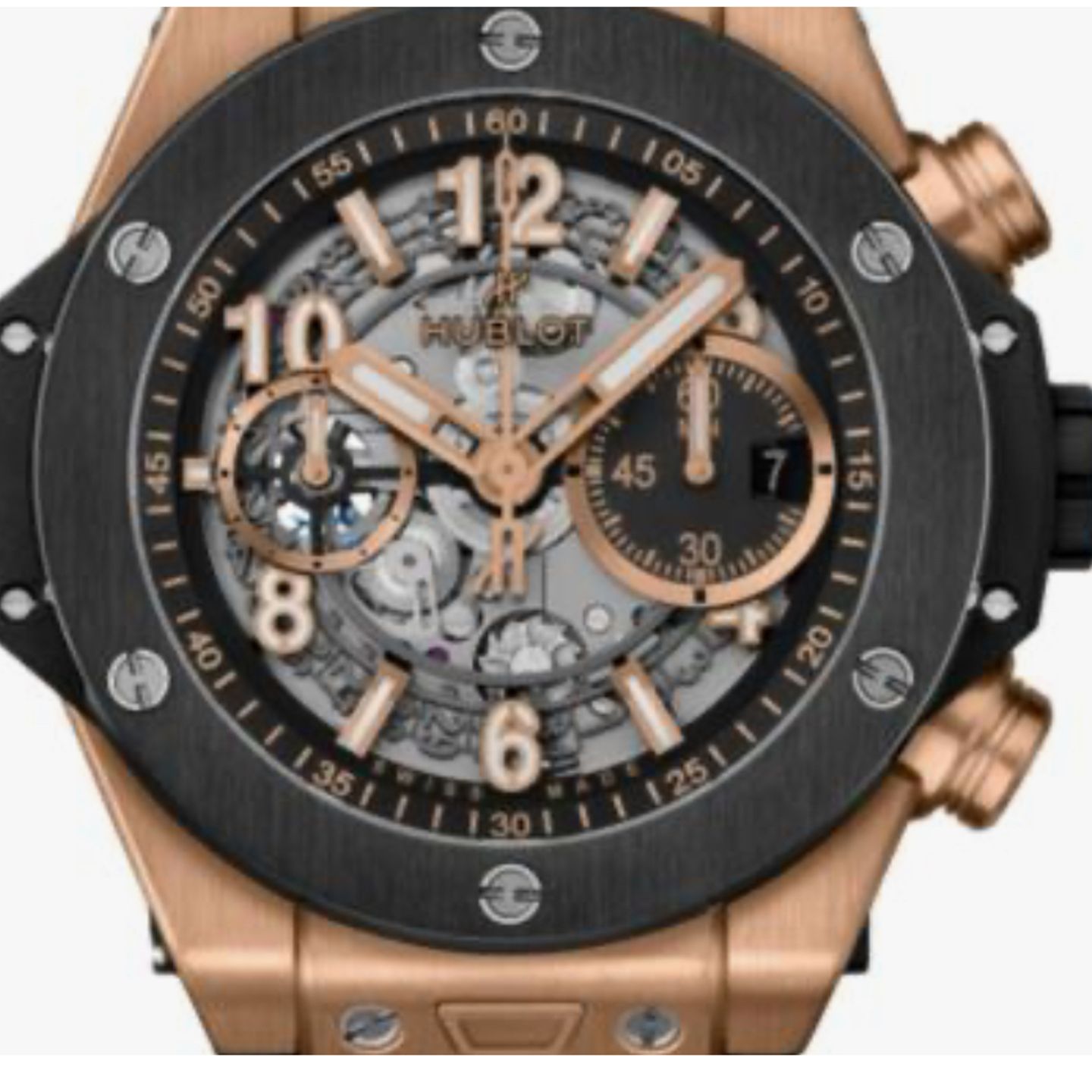 Hublot Big Bang Unico 441.OM.1180.RX (2024) - Transparant wijzerplaat 42mm Roségoud (1/1)