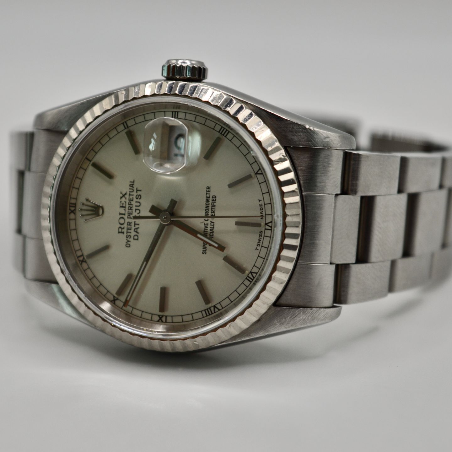 Rolex Datejust 36 16234 (1997) - Grey dial 36 mm Steel case (2/8)