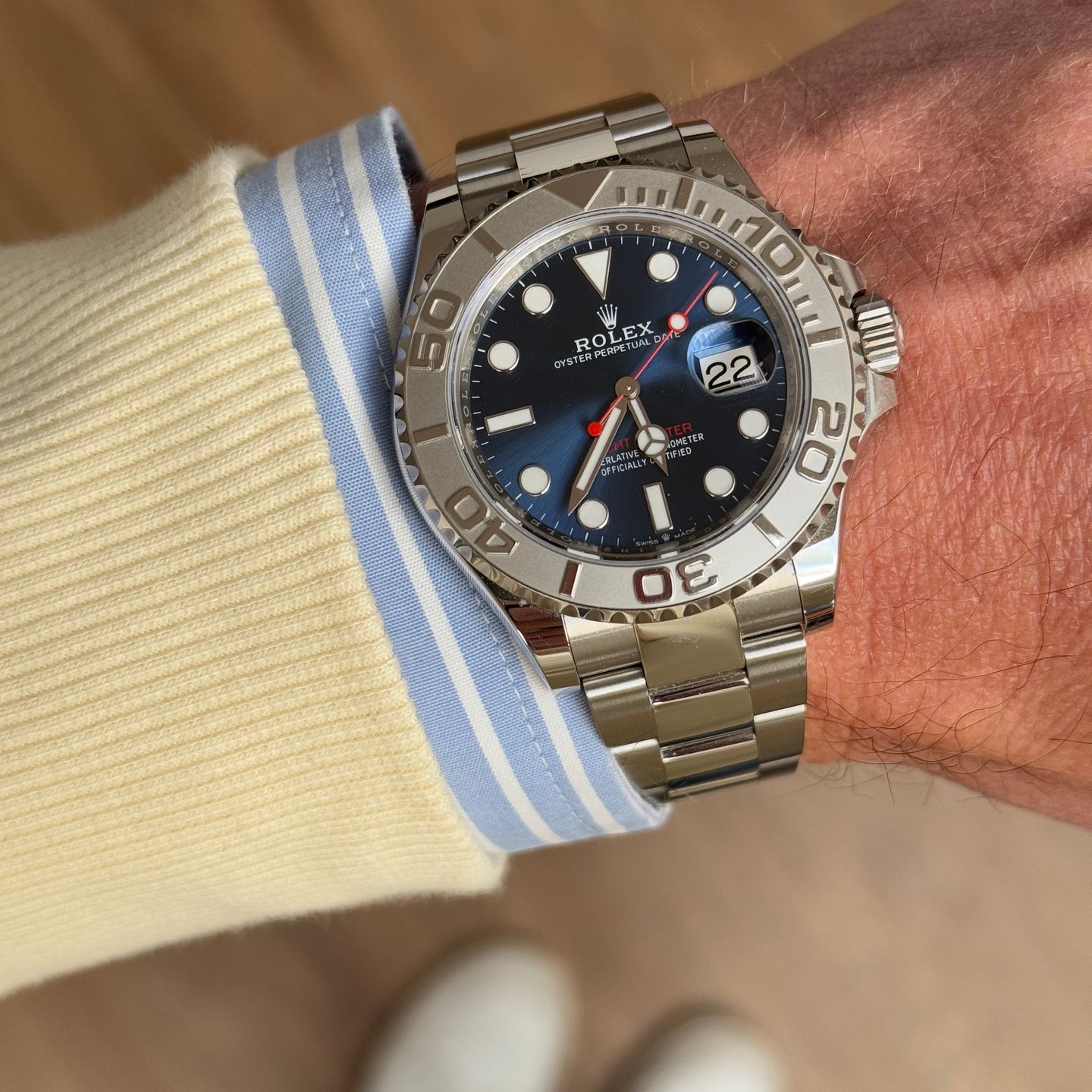 Rolex Yacht-Master 40 126622 (2022) - Blue dial 40 mm Steel case (3/7)