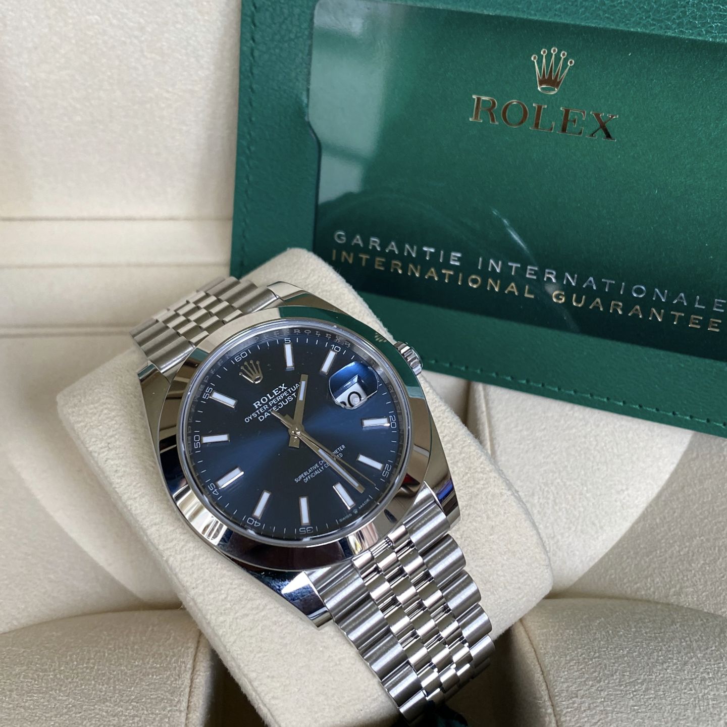 Rolex Datejust 41 126300 (2025) - Blauw wijzerplaat 41mm Staal (1/1)