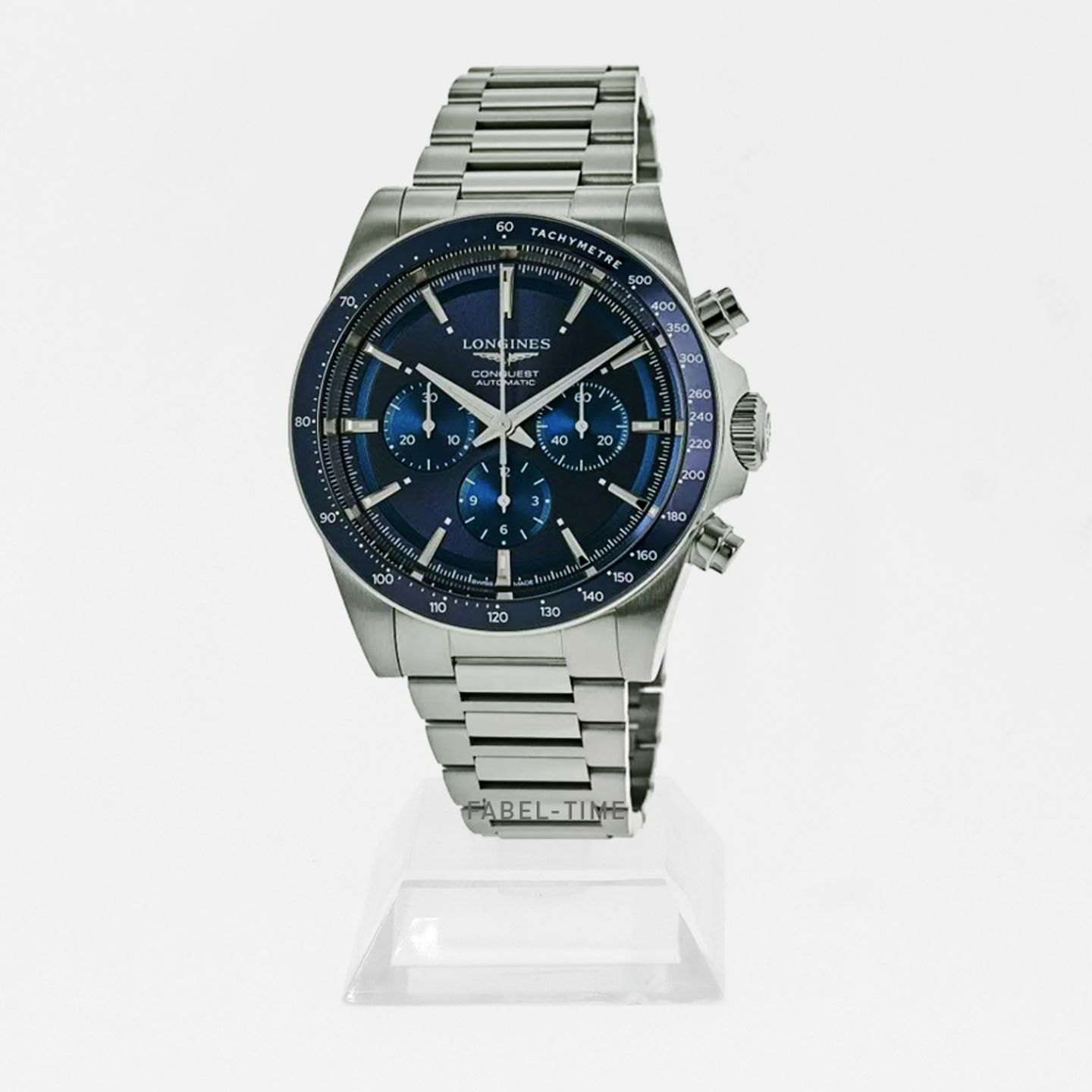 Longines Conquest L3.835.4.92.6 (2024) - Blauw wijzerplaat 42mm Staal (1/1)