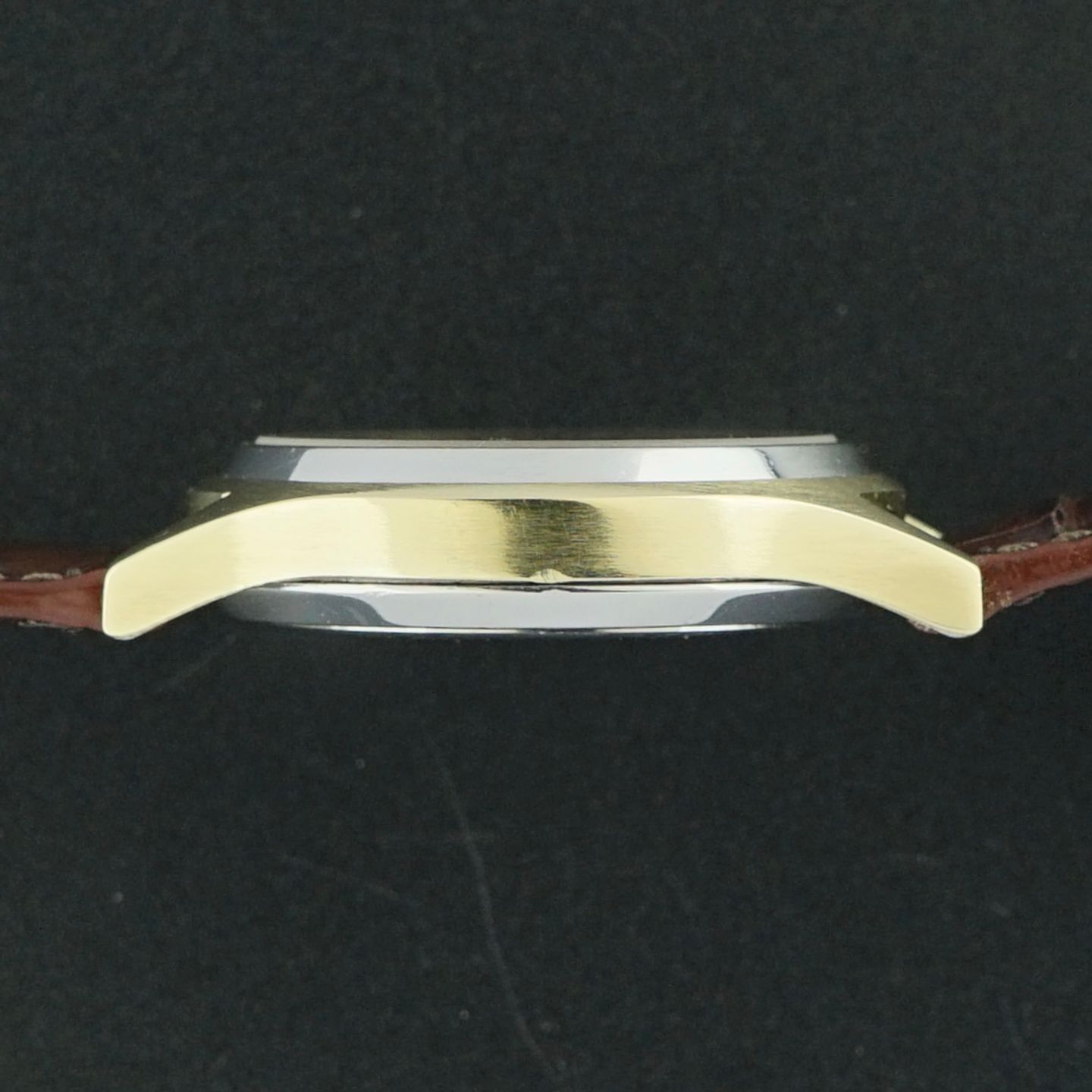 Omega Seamaster 166.128 (1974) - Bruin wijzerplaat 38mm Goud/Staal (5/8)