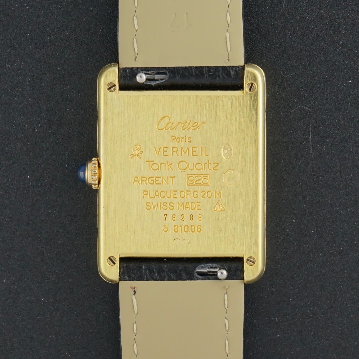 Cartier Tank Vermeil 681006 - (3/8)