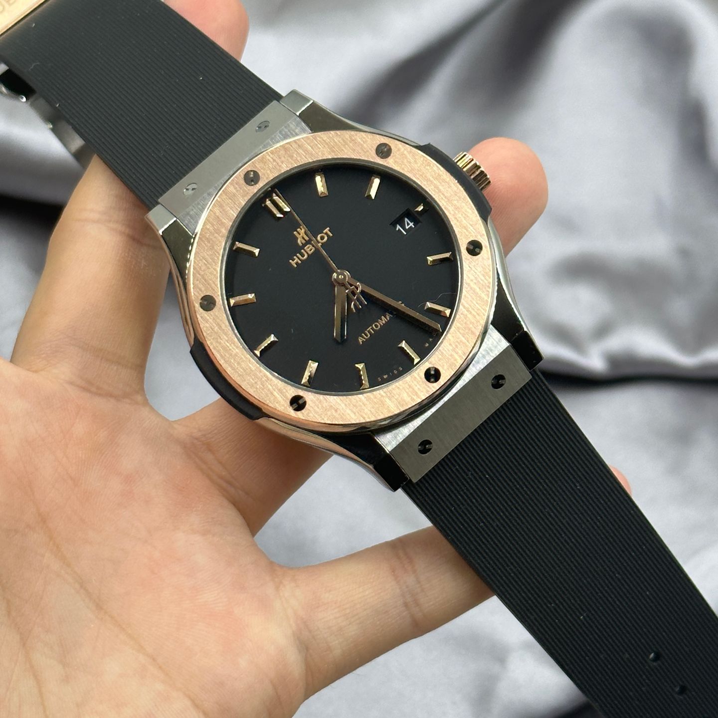 Hublot Classic Fusion 511.NO.1181.RX (2024) - Zwart wijzerplaat 45mm Titanium (6/7)