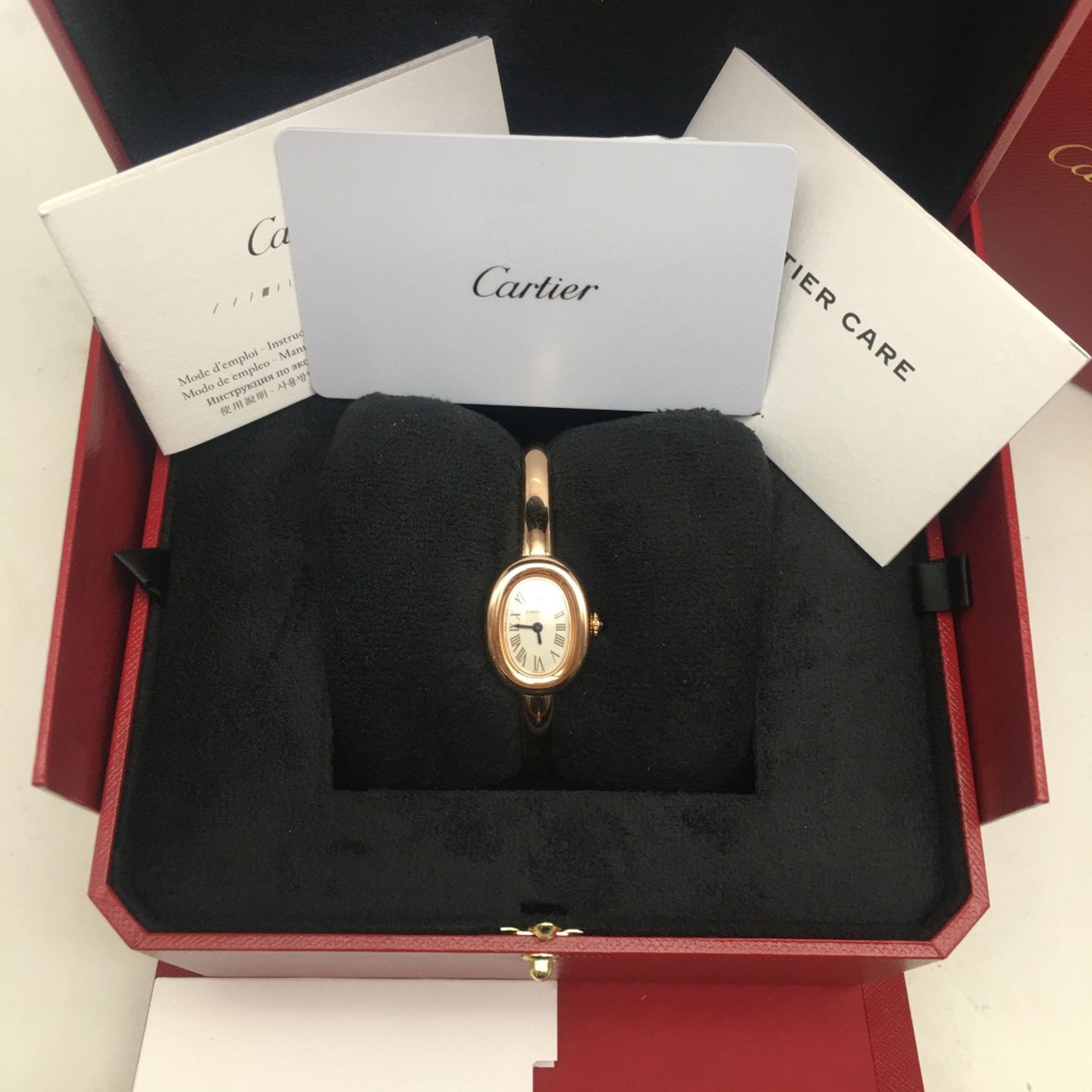 Cartier Baignoire WGBA0048 (2025) - Silver dial Unknown Rose Gold case (3/6)