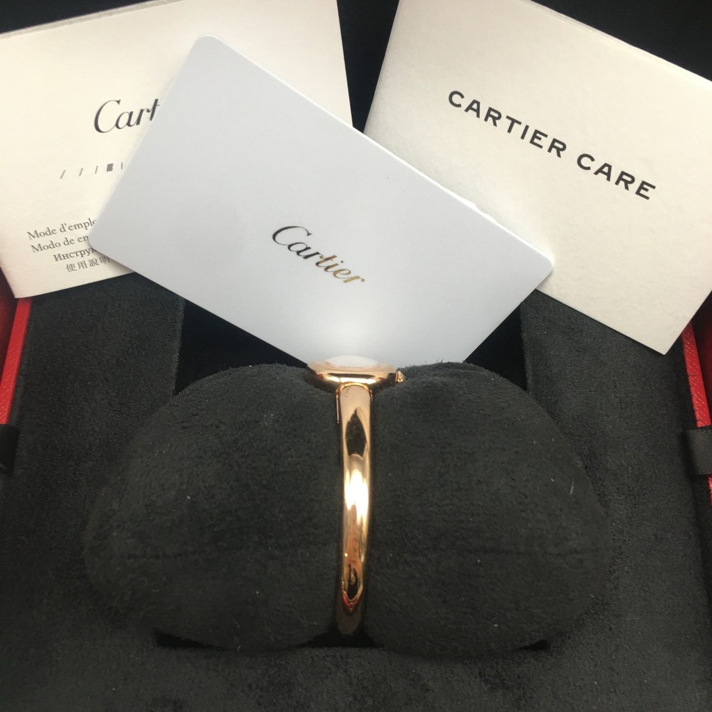 Cartier Baignoire WGBA0048 (2025) - Silver dial Unknown Rose Gold case (6/6)