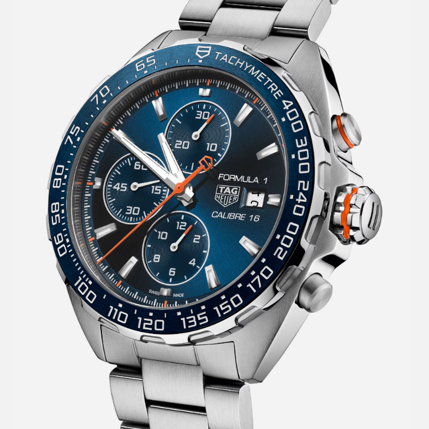 TAG Heuer Formula 1 CAZ201G.BA0876 (2024) - Blauw wijzerplaat 44mm Staal (1/1)