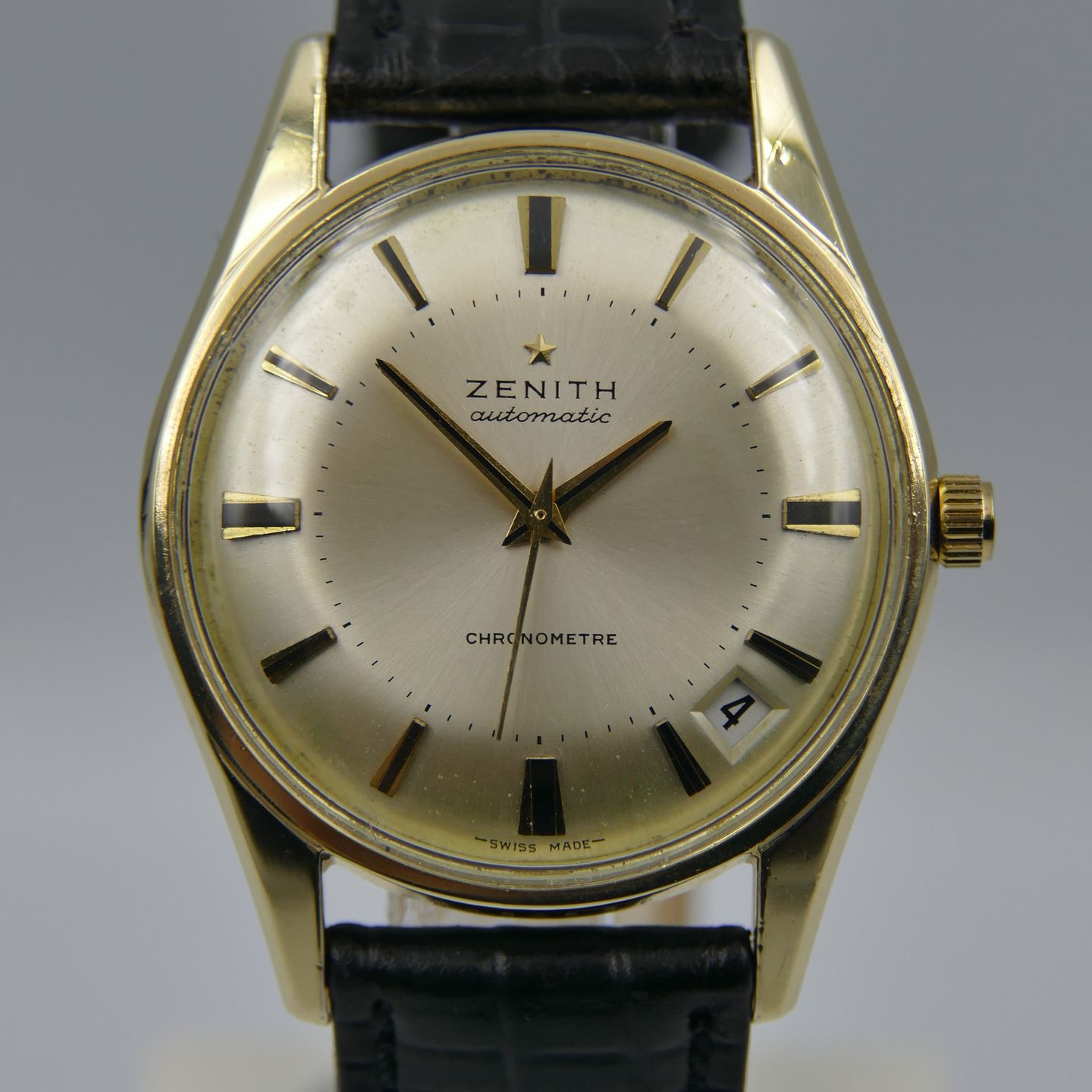 Zenith Vintage 60's vintage watch 2542 PC automatic chronometer 849A888 gold cap (2022) - Onbekend wijzerplaat 34mm Goud/Staal (2/8)