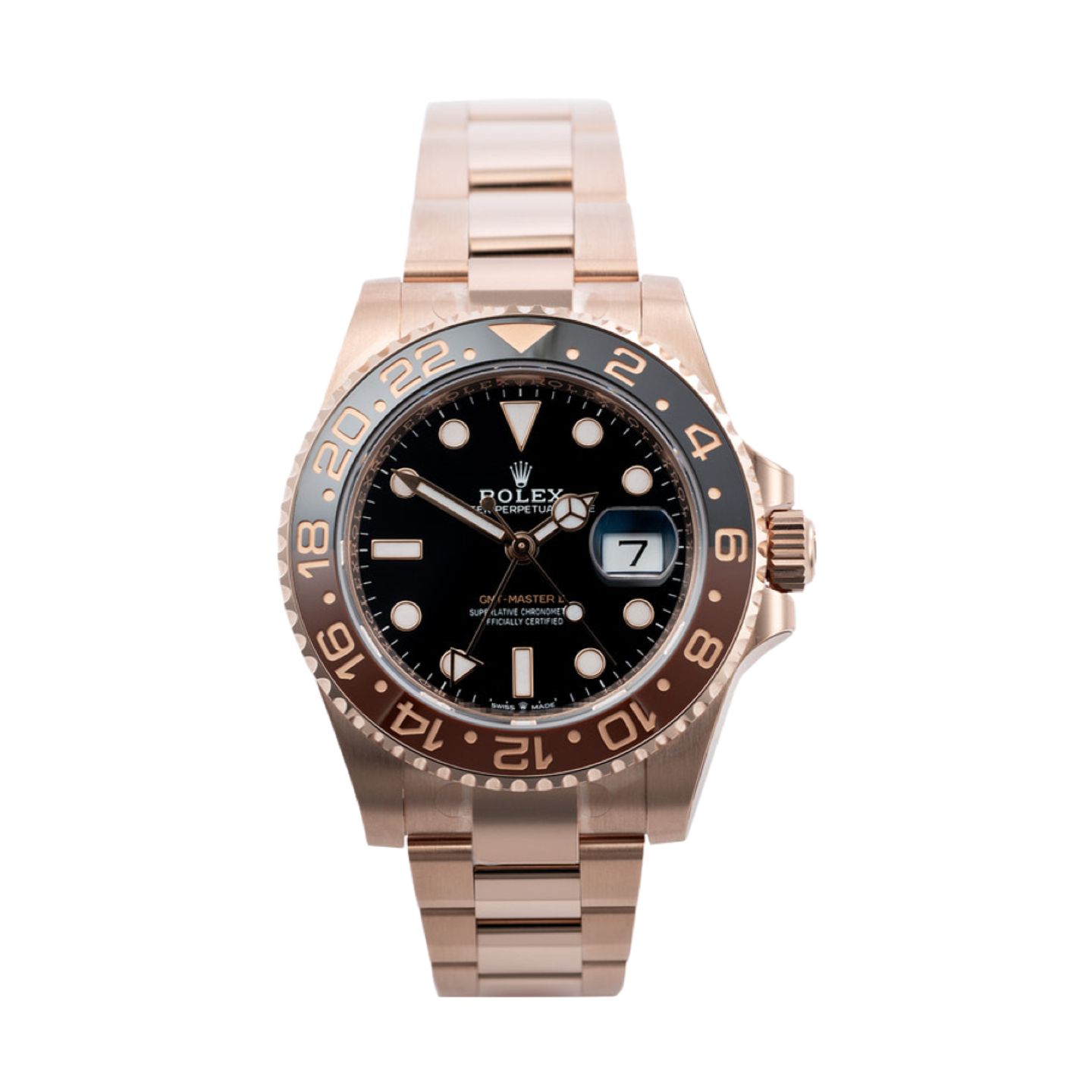 Rolex GMT-Master II 126715CHNR (2020) - Black dial 40 mm Rose Gold case (2/5)