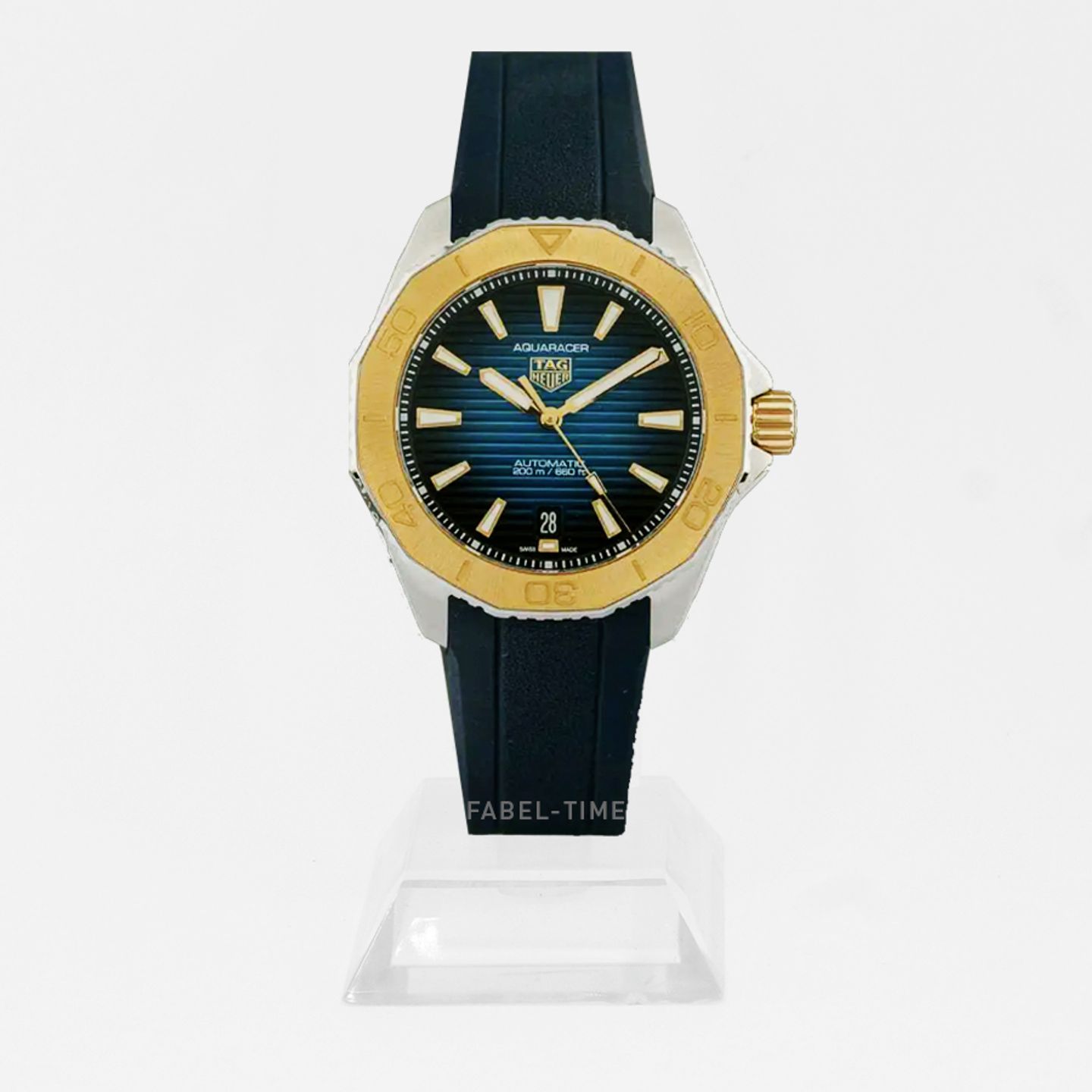 TAG Heuer Aquaracer WBP2150.FT6210 (2024) - Blue dial 40 mm Gold/Steel case (1/1)