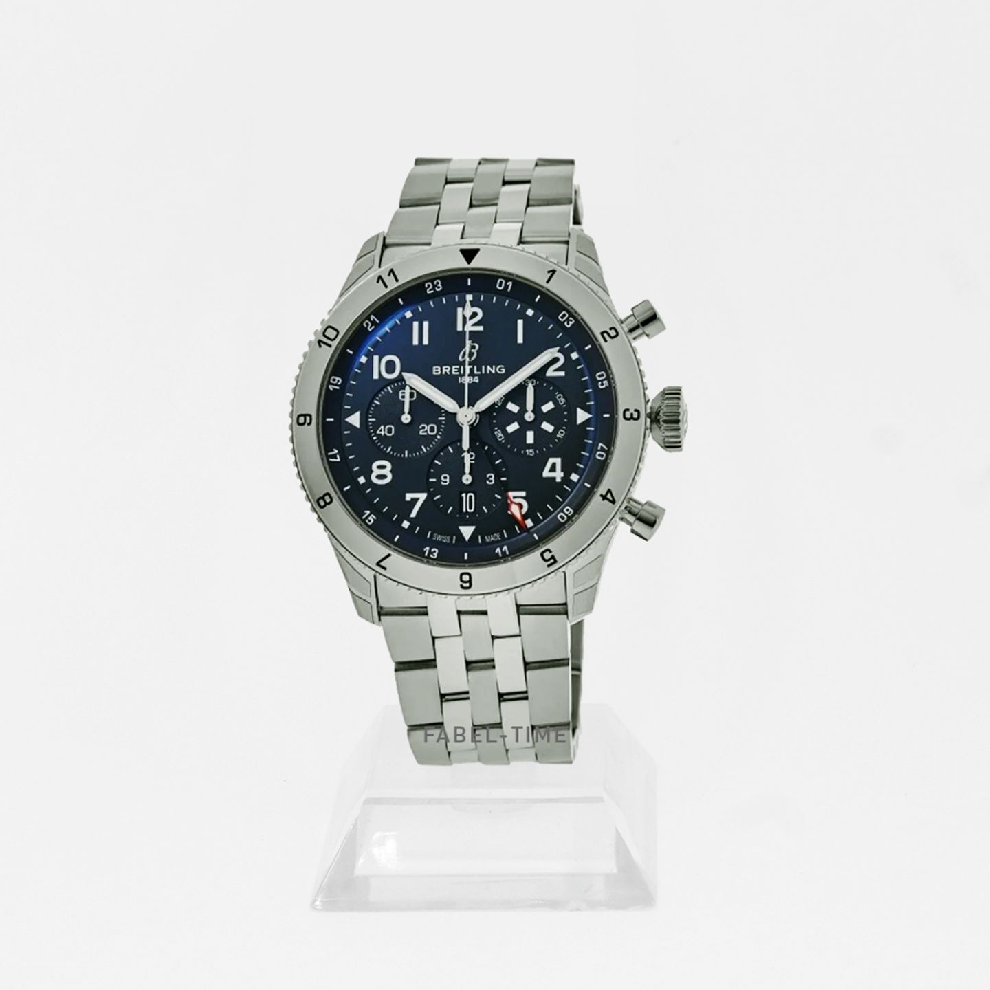 Breitling Aviator 8 AB04451A1C1A1 (2024) - Blauw wijzerplaat 46mm Staal (1/1)