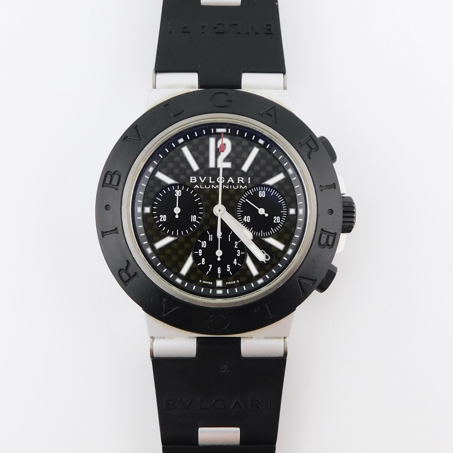 Bulgari Diagono AC44TA (2000) - Black dial 44 mm Aluminium case (2/4)