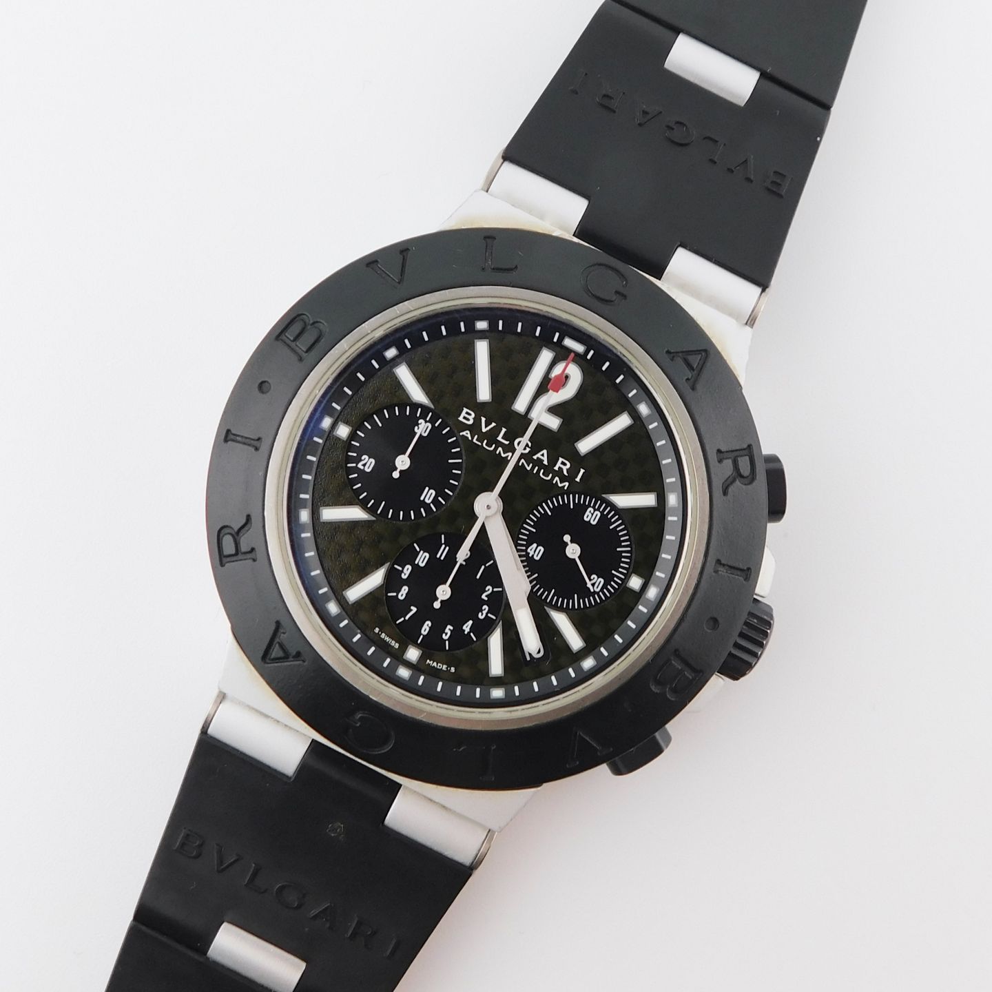 Bulgari Diagono AC44TA (2000) - Black dial 44 mm Aluminium case (1/4)