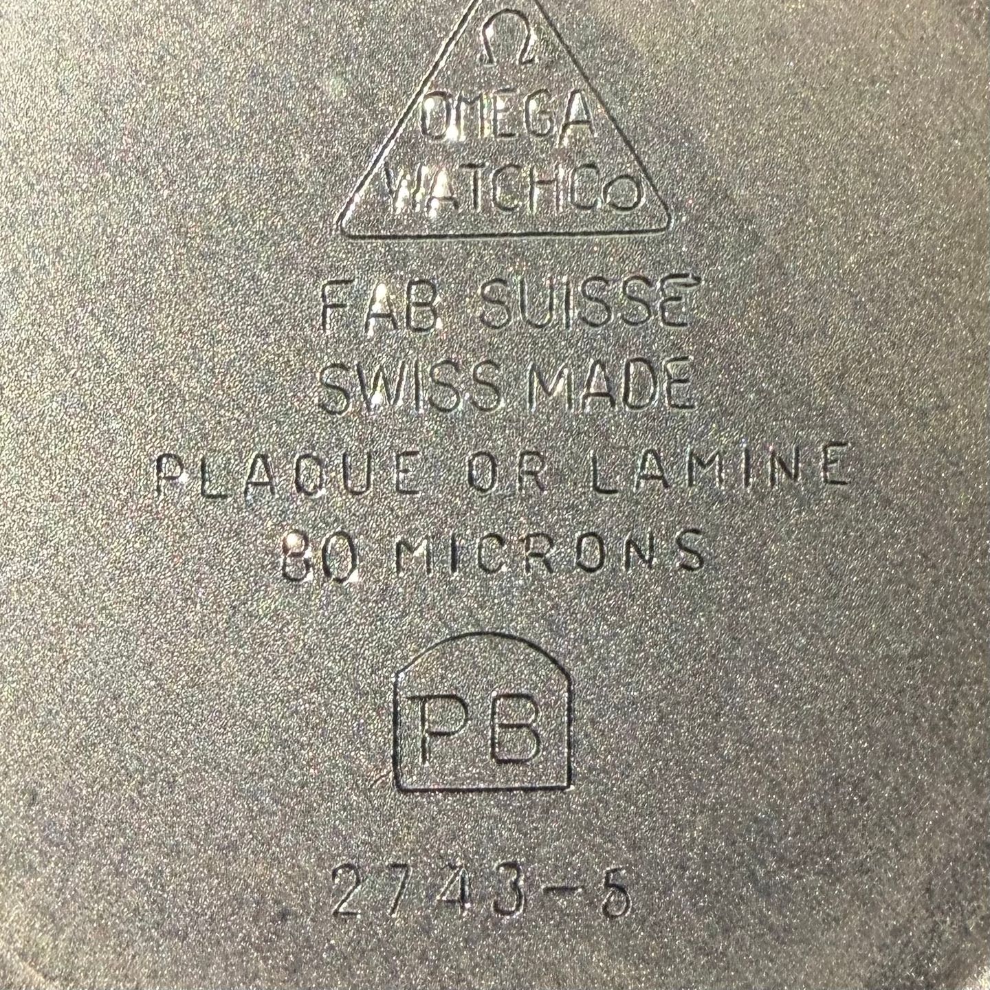 Omega Vintage 2743 (1982) - White dial 33 mm Gold/Steel case (5/8)