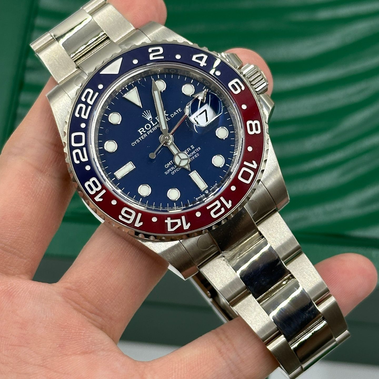 Rolex GMT-Master II 126719BLRO (2021) - Blauw wijzerplaat 40mm Witgoud (8/8)