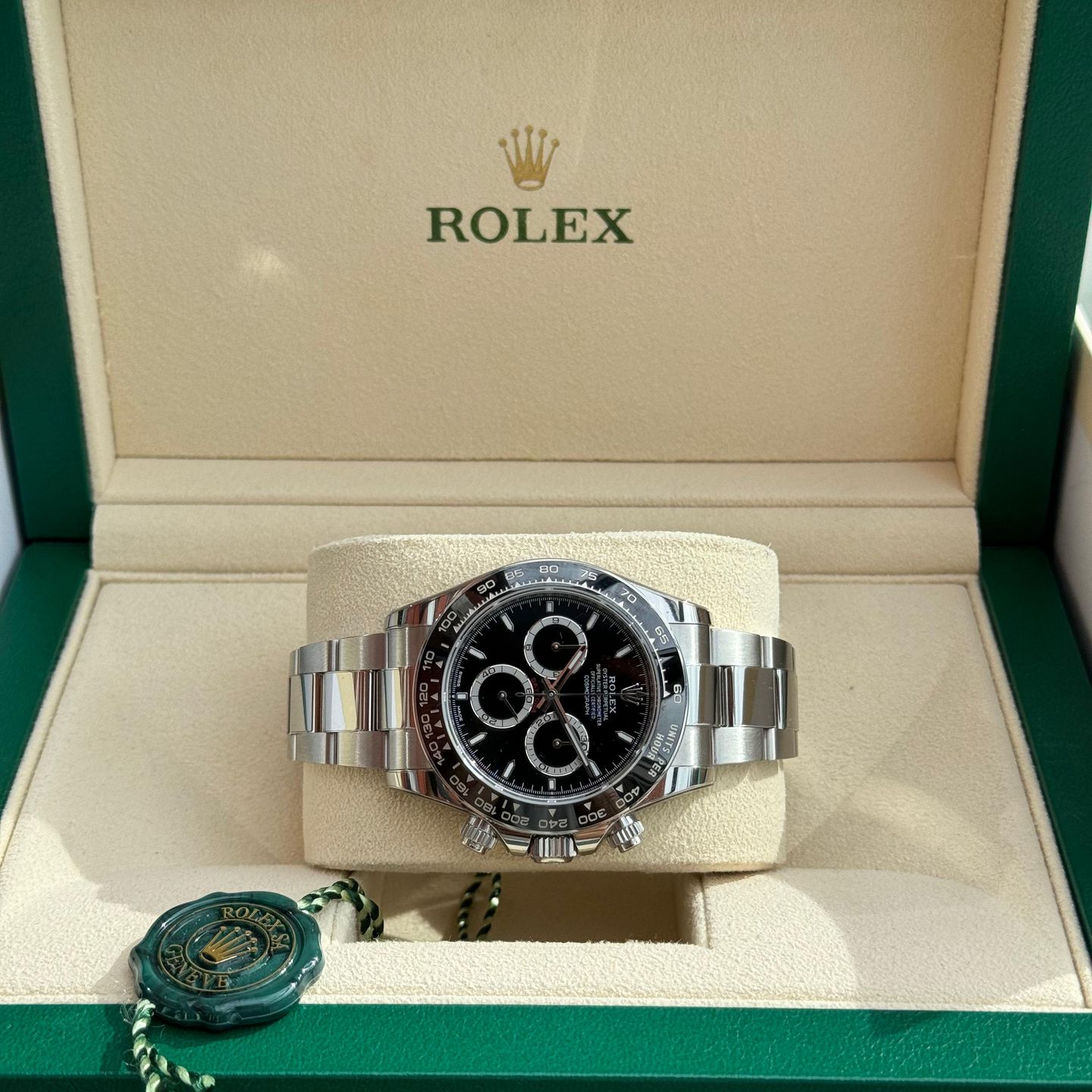 Rolex Daytona 126500LN (2024) - Zwart wijzerplaat 40mm Staal (3/8)