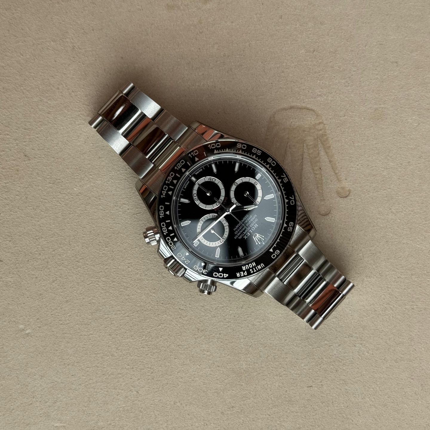 Rolex Daytona 126500LN (2024) - Zwart wijzerplaat 40mm Staal (8/8)