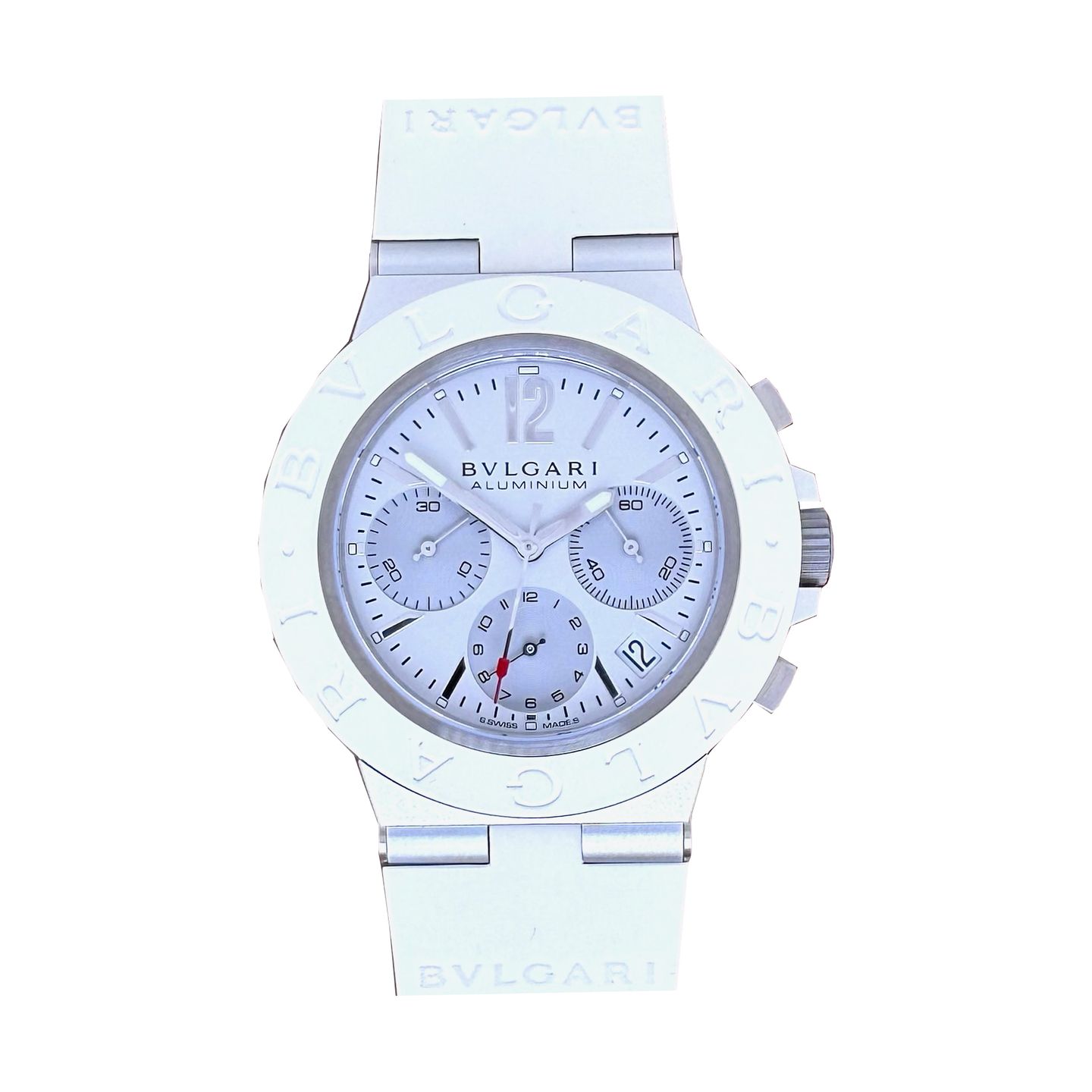 Bulgari Aluminium 104235 (2026) - White dial 40 mm Aluminium case (1/2)