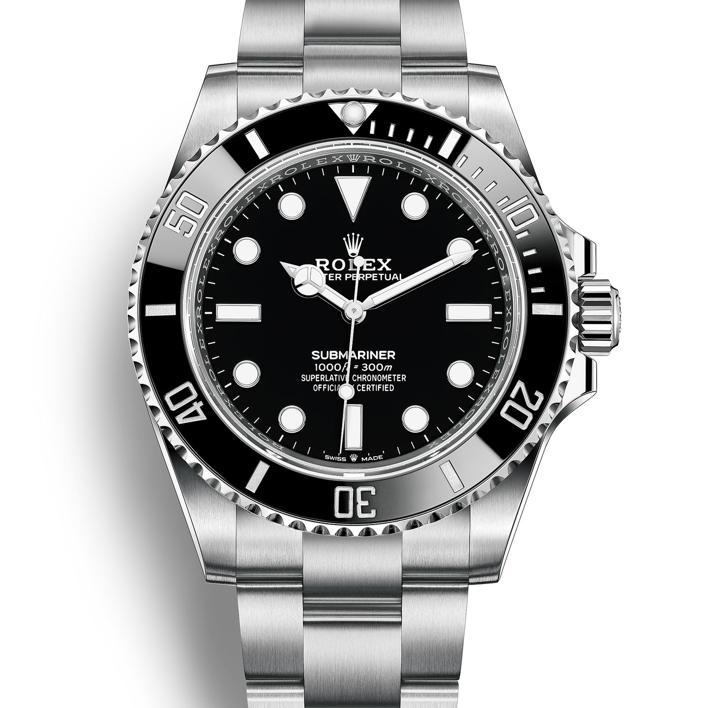 Rolex Submariner No Date 124060 (2022) - Black dial 41 mm Steel case (1/8)