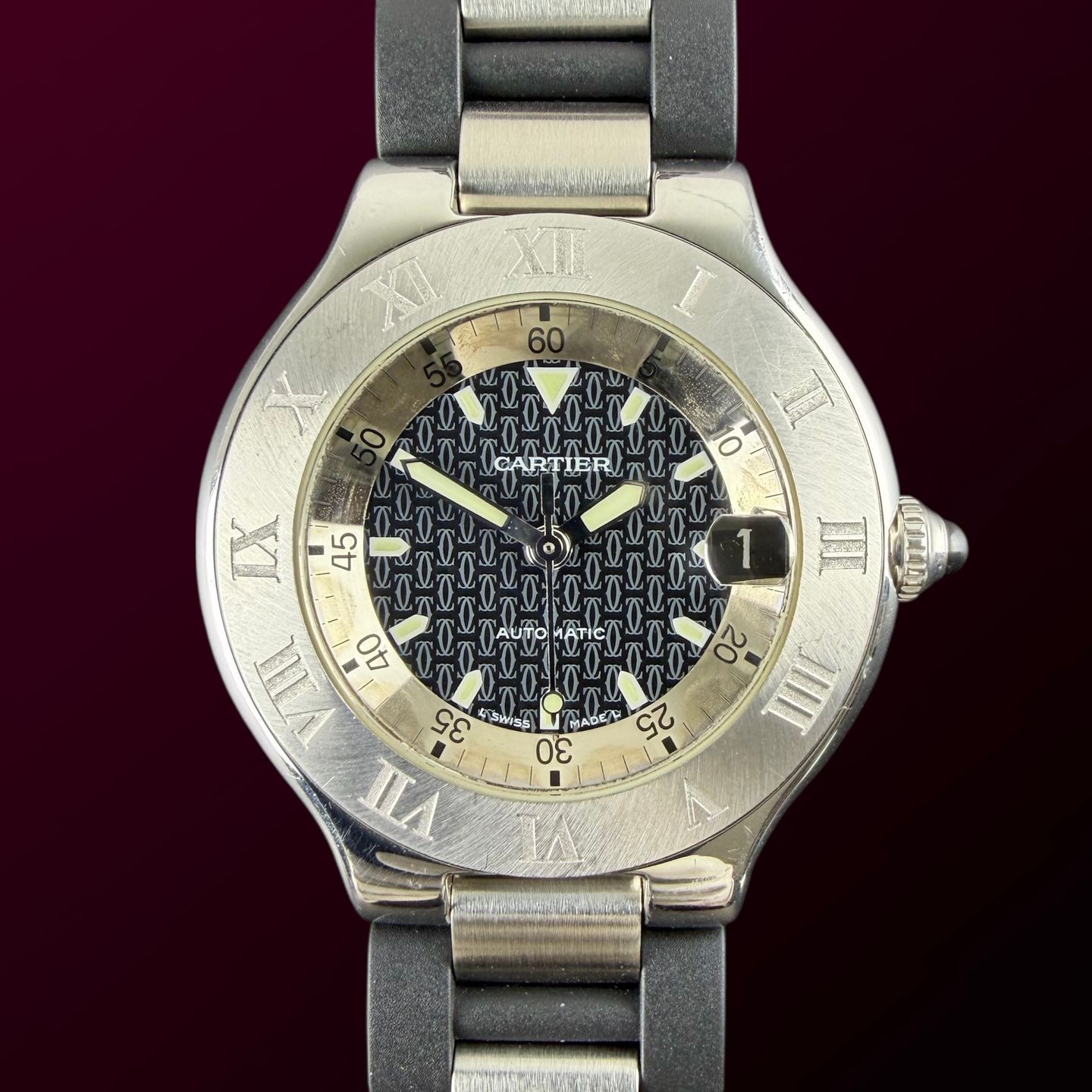 Cartier 21 Chronoscaph 2427 - (1/8)