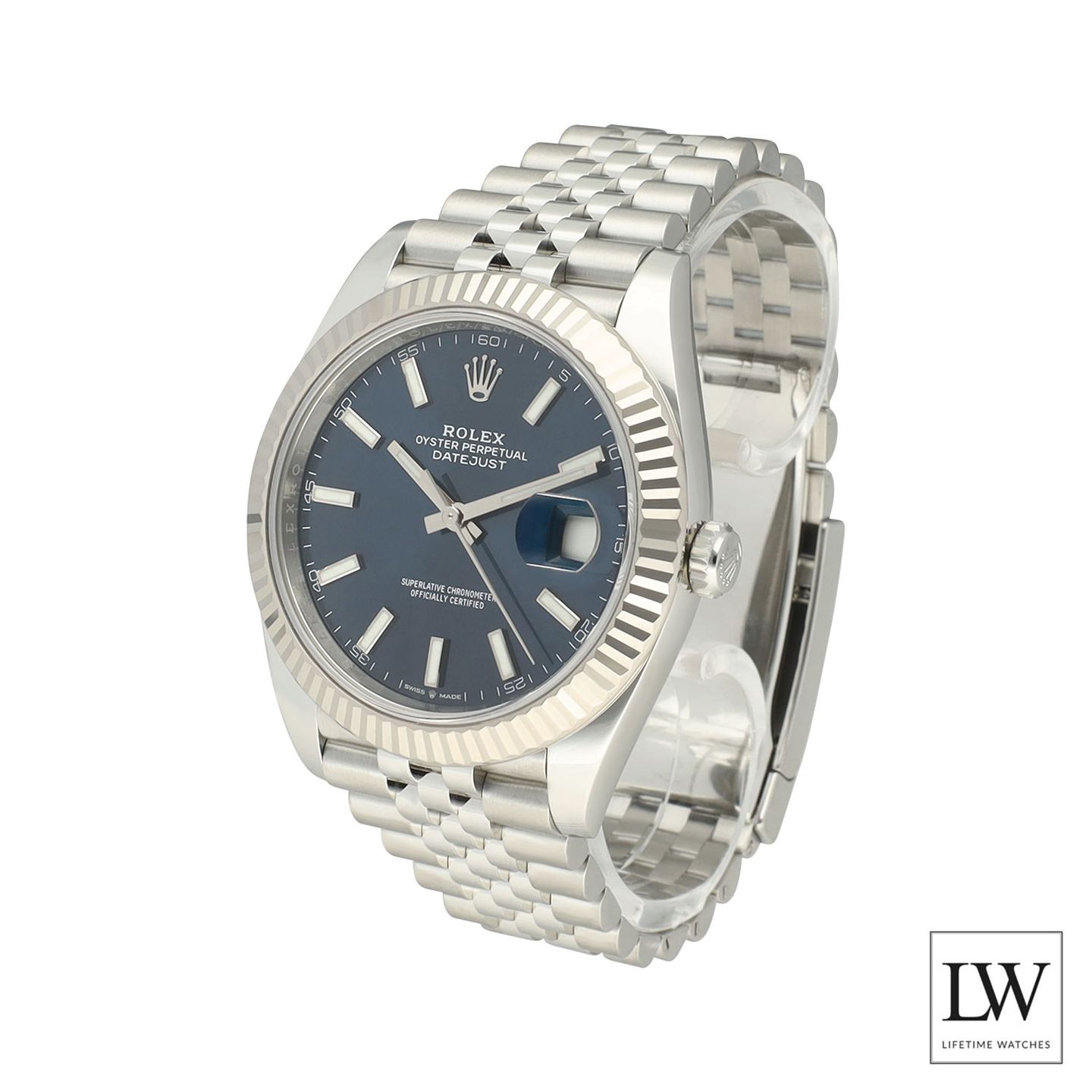 Rolex Datejust 41 126334 (2023) - Blue dial 41 mm Steel case (5/8)