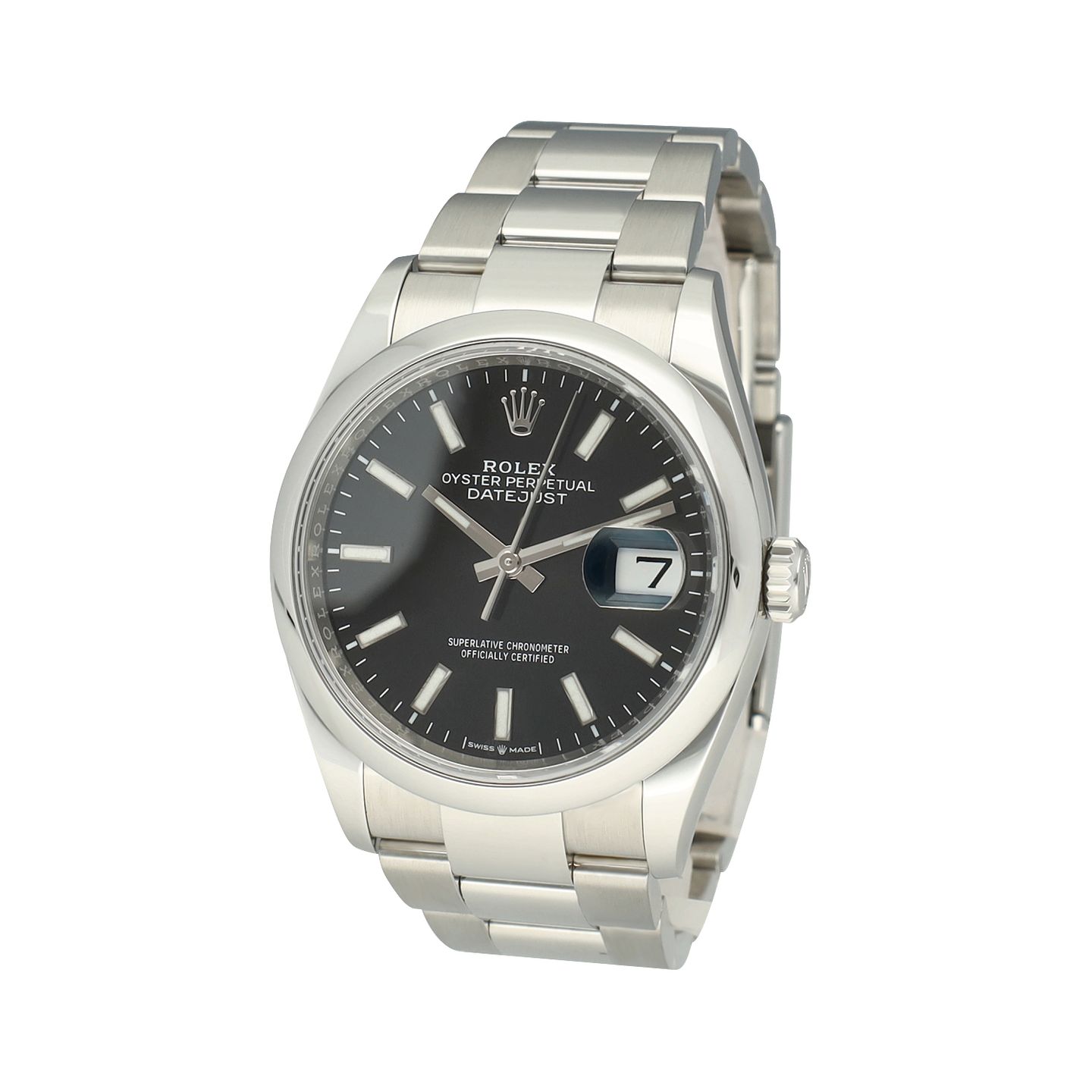 Rolex Datejust 36 126200 (2021) - Zwart wijzerplaat 36mm Staal (4/8)