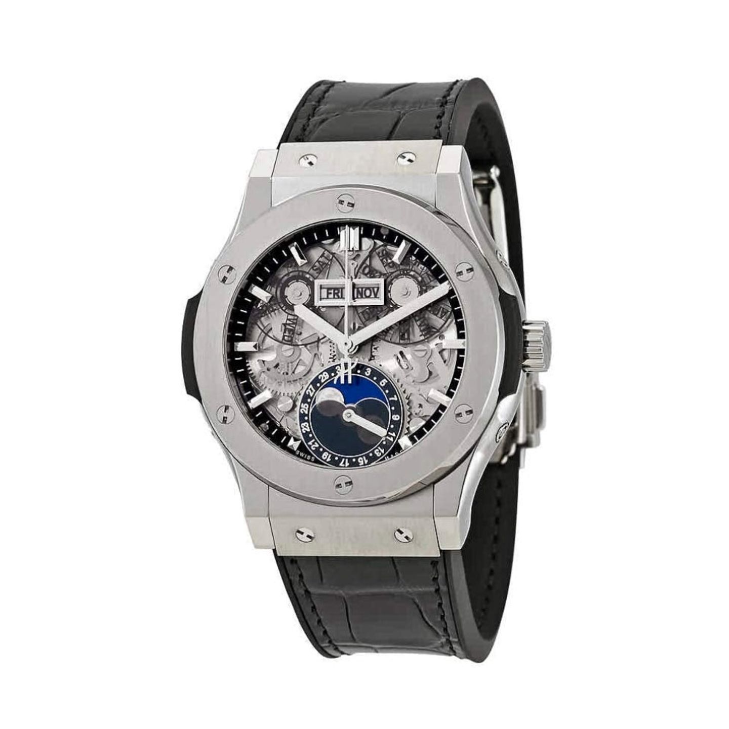 Hublot Classic Fusion Aerofusion 547.NX.0170.LR (2023) - Transparent dial 42 mm Titanium case (1/1)