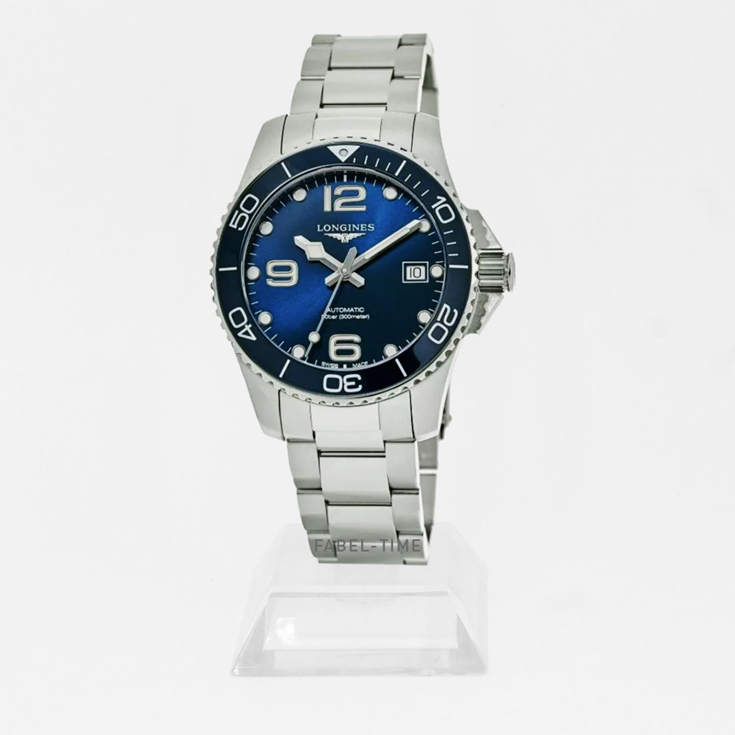 Longines HydroConquest L3.780.4.96.6 (2024) - Blue dial 39 mm Steel case (1/1)