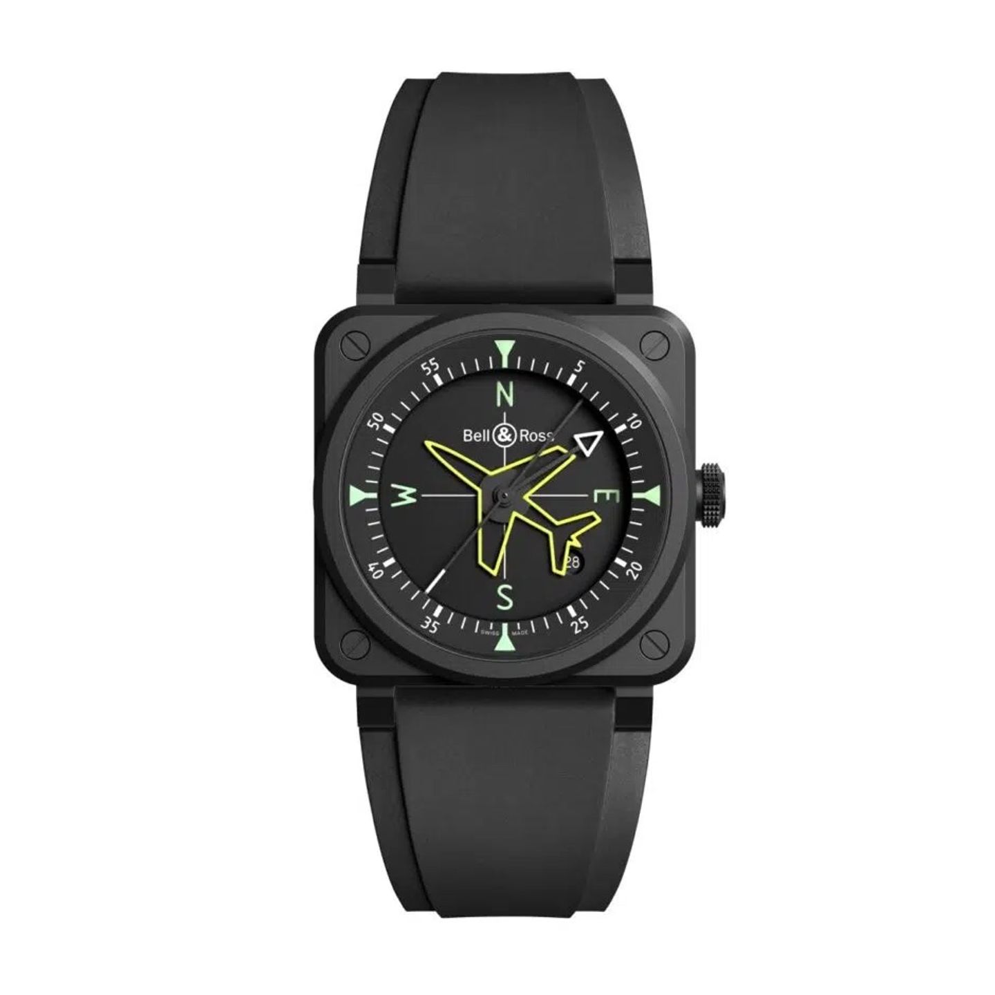 Bell & Ross BR 03 BR03A-CPS-CE/SRB (2024) - Zwart wijzerplaat 42mm Keramiek (1/1)