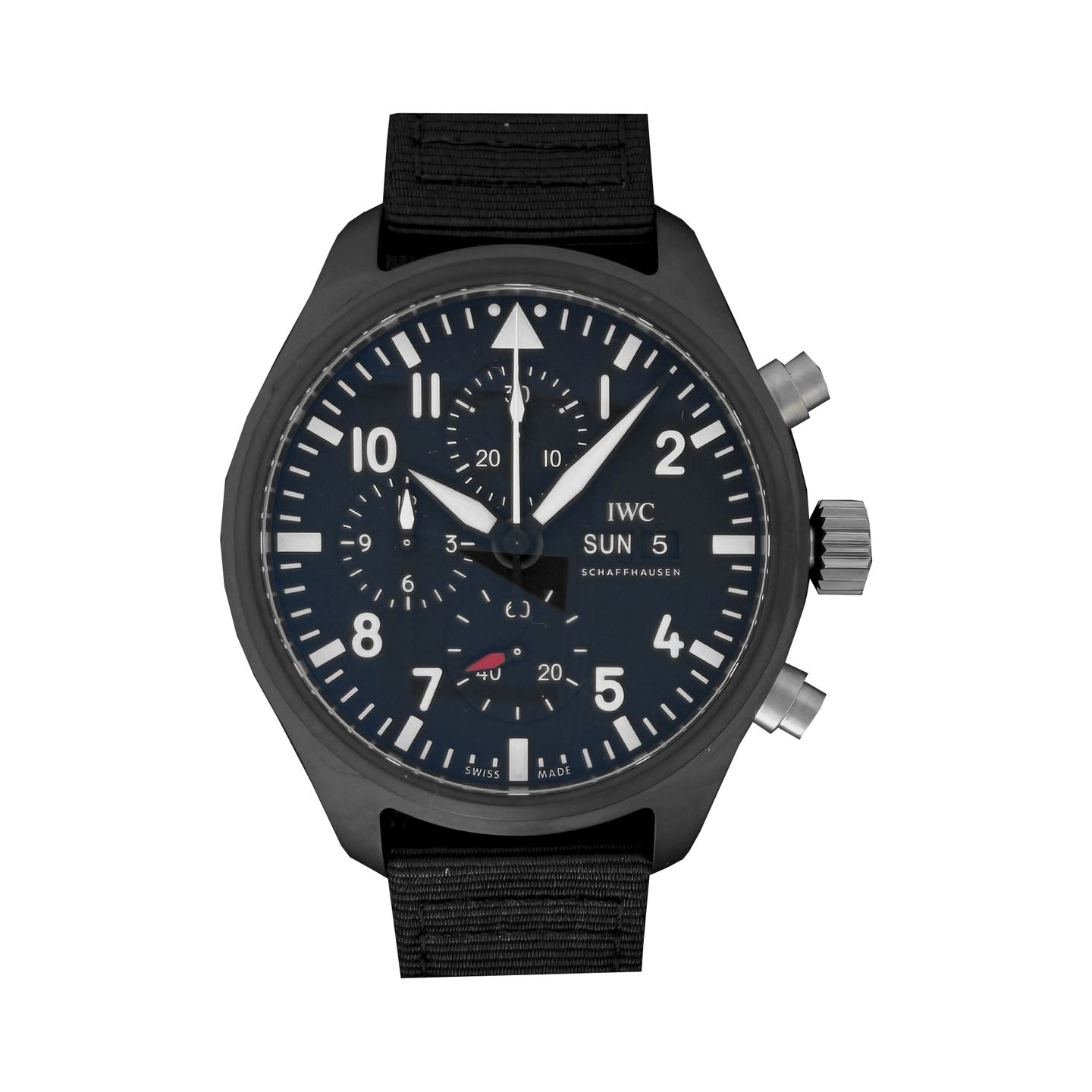 IWC Pilot Chronograph Top Gun IW389101 (2025) - Black dial 45 mm Ceramic case (1/1)