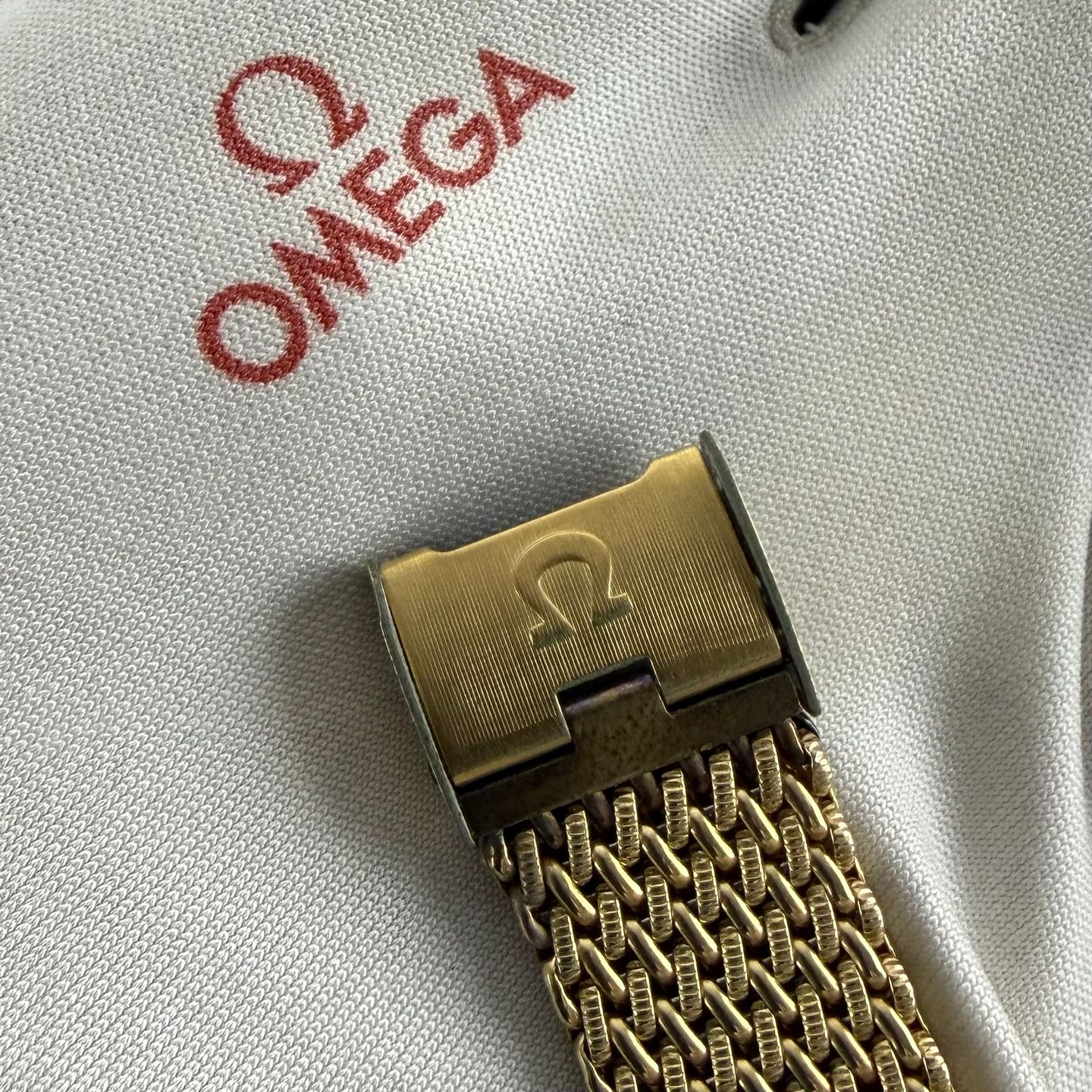 Omega De Ville 111.0107 (1974) - Gold dial 32 mm Gold/Steel case (7/8)