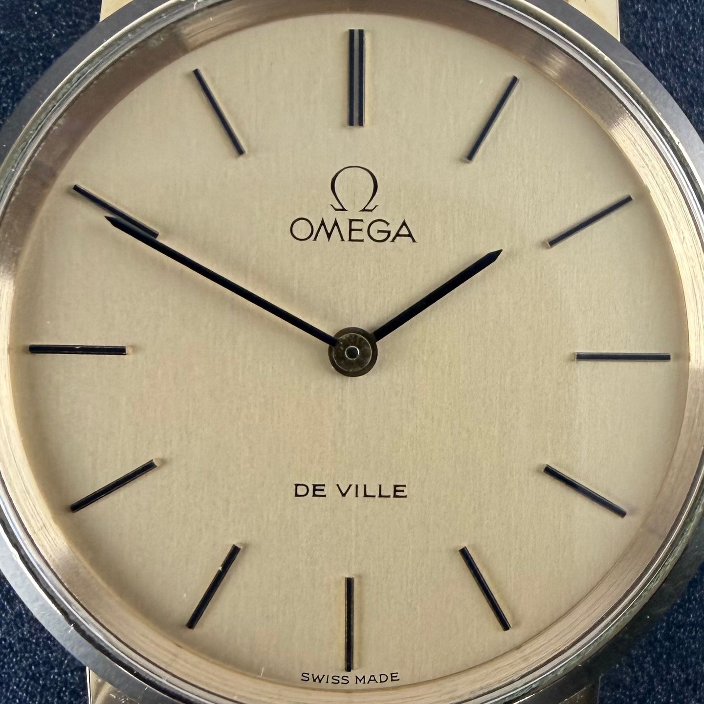 Omega De Ville 111.0107 (1974) - Gold dial 32 mm Gold/Steel case (8/8)