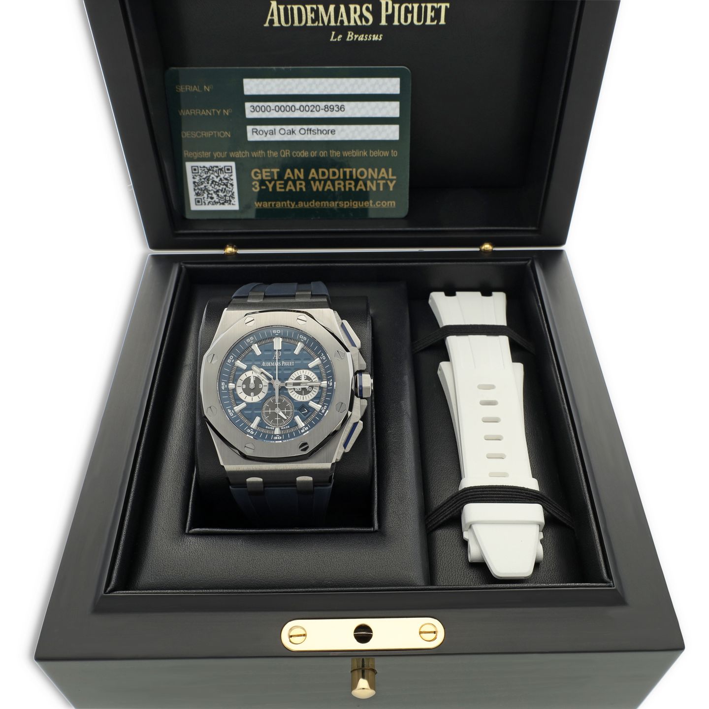 Audemars Piguet Royal Oak Offshore 26480TI (2020) - Blue dial 42 mm Titanium case (7/7)