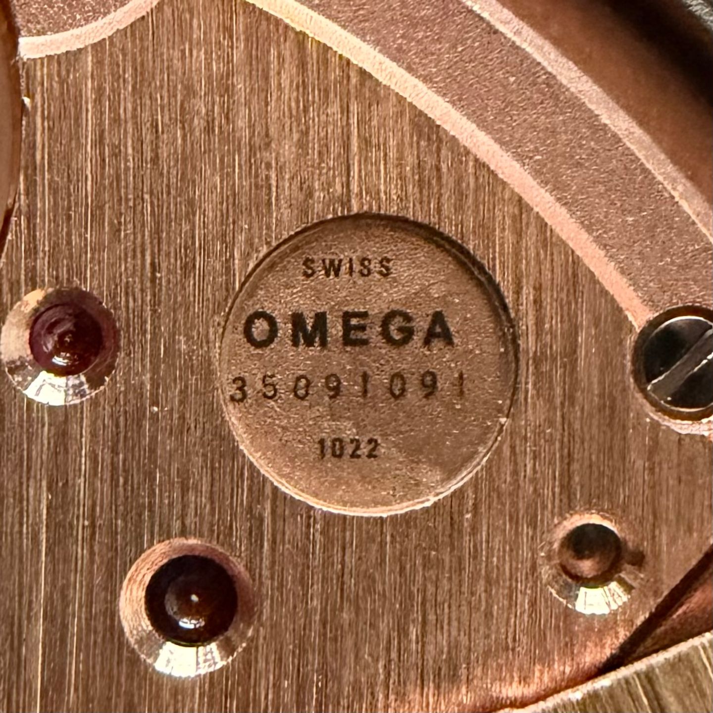 Omega Genève 166.0117 (1972) - Gold dial 35 mm Gold/Steel case (4/8)