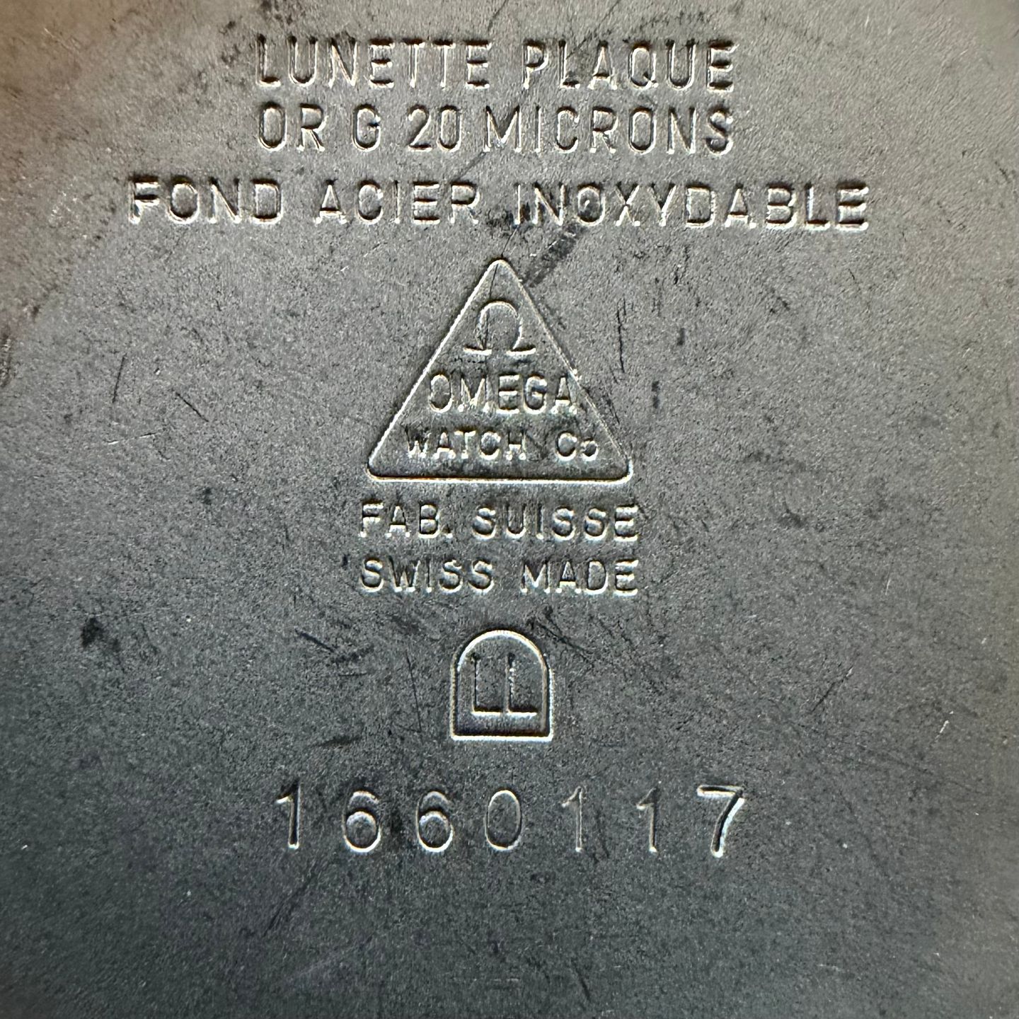 Omega Genève 166.0117 (1972) - Gold dial 35 mm Gold/Steel case (5/8)