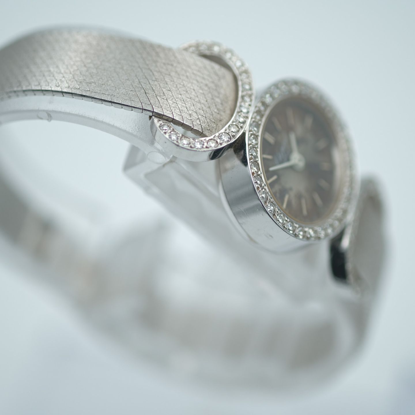Chopard Vintage 5049 (Unknown (random serial)) - Brown dial 25 mm White Gold case (7/8)