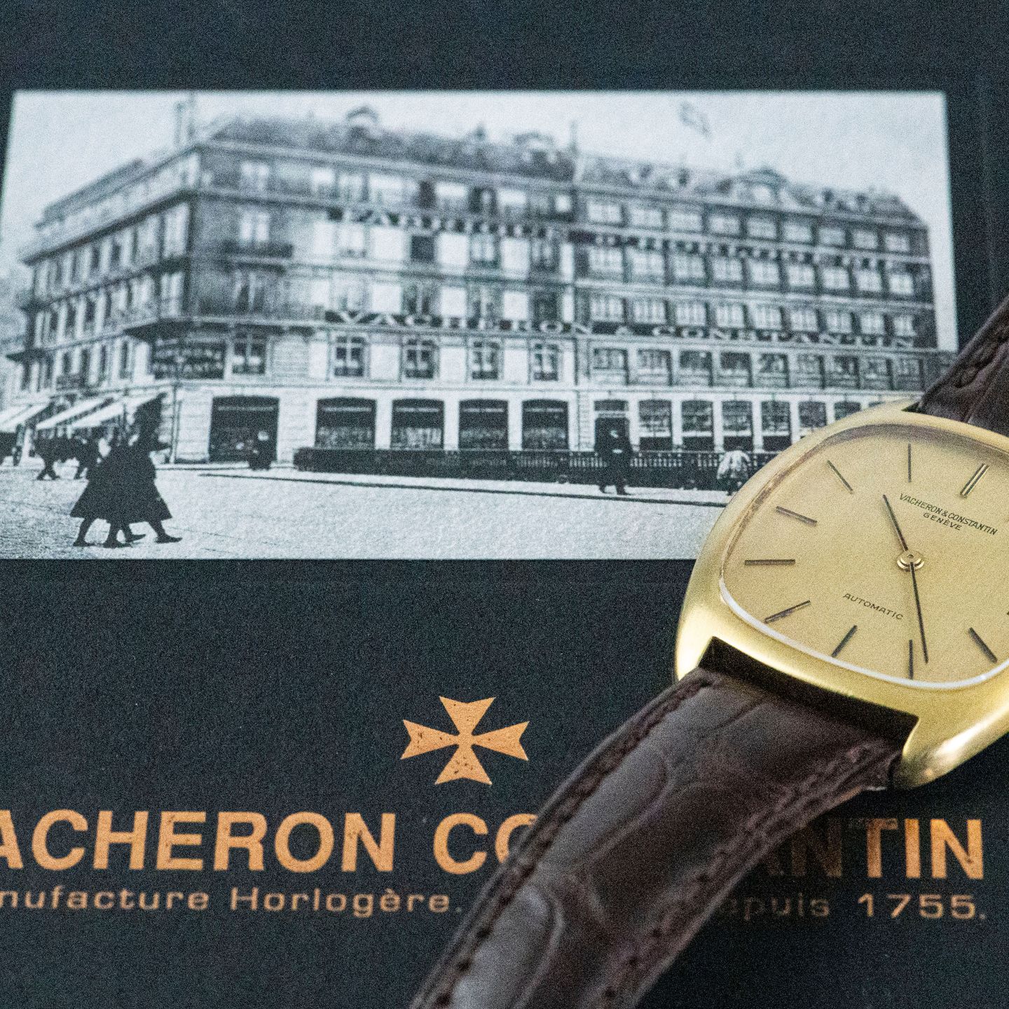 Vacheron Constantin Vintage 2020 (1971) - Champagne wijzerplaat 38mm Geelgoud (8/8)