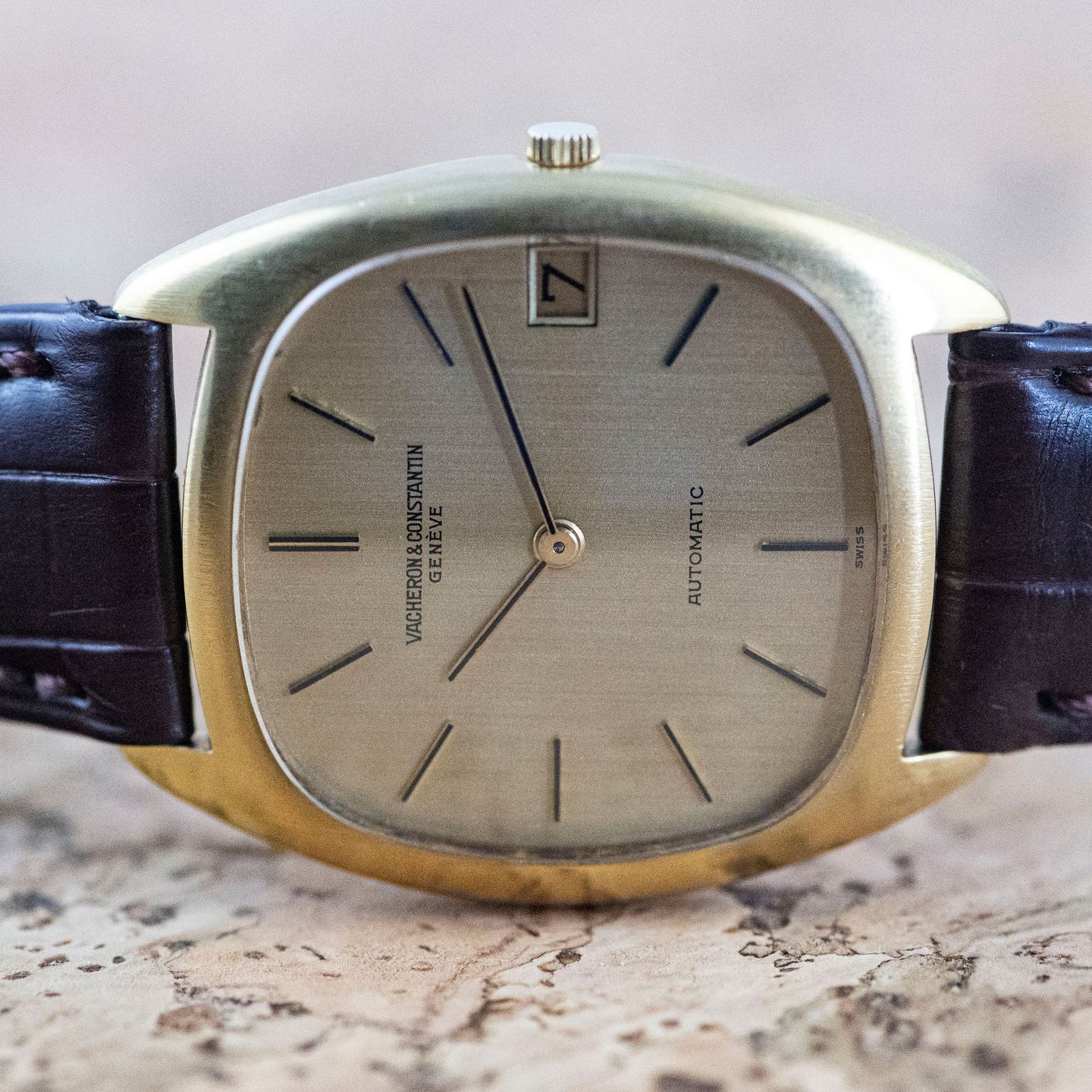 Vacheron Constantin Vintage 2020 (1971) - Champagne wijzerplaat 38mm Geelgoud (4/8)