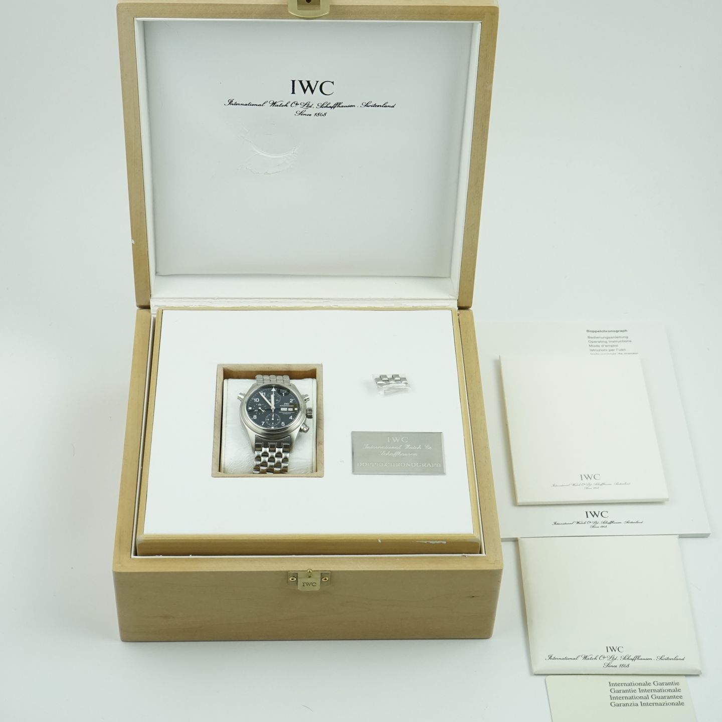 IWC Pilot Double Chronograph IW3713 - (8/8)