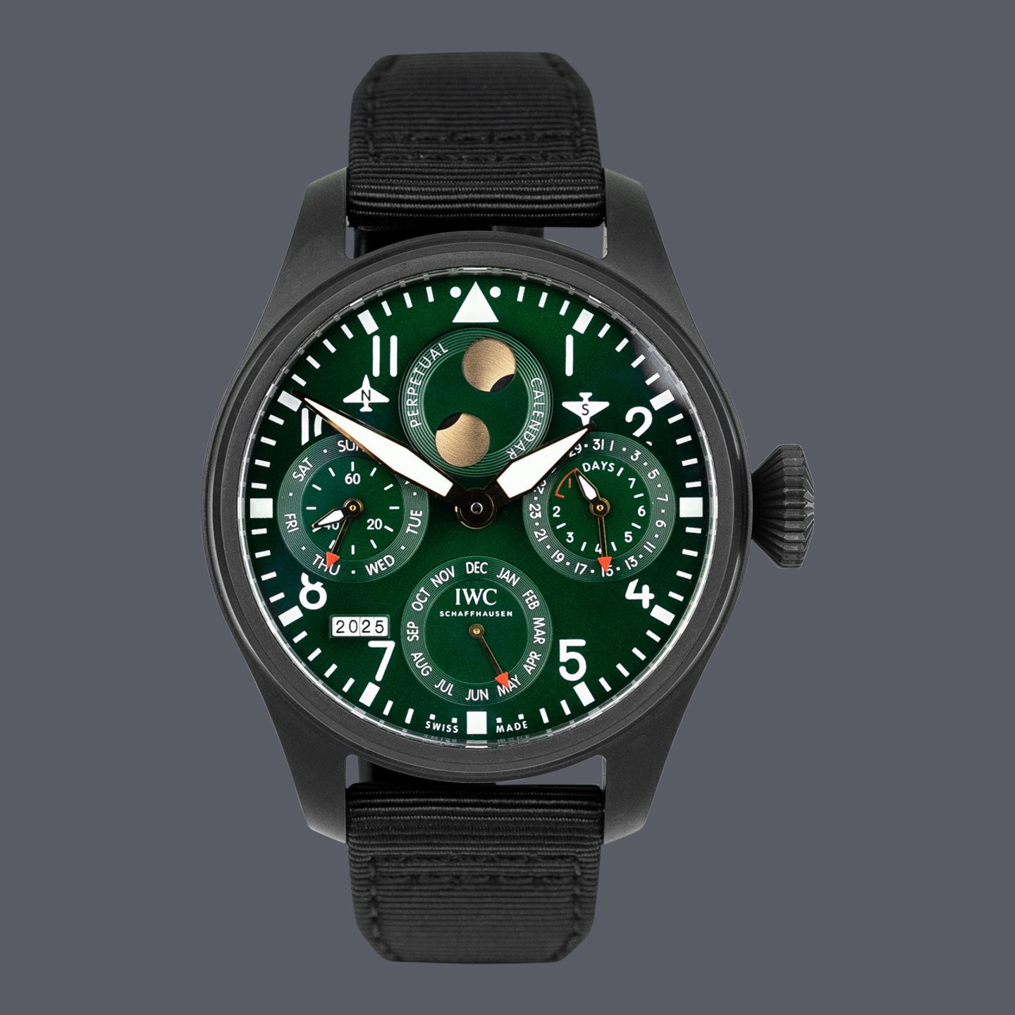 IWC Big Pilot IW503005 (2021) - Green dial 46 mm Ceramic case (1/1)
