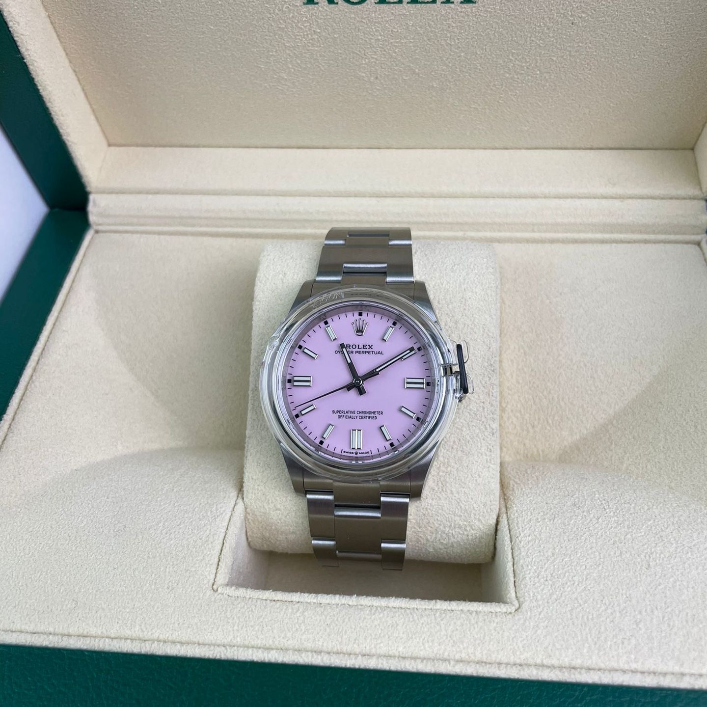 Rolex Oyster Perpetual 36 126000 (2024) - Pink dial 36 mm Steel case (1/1)