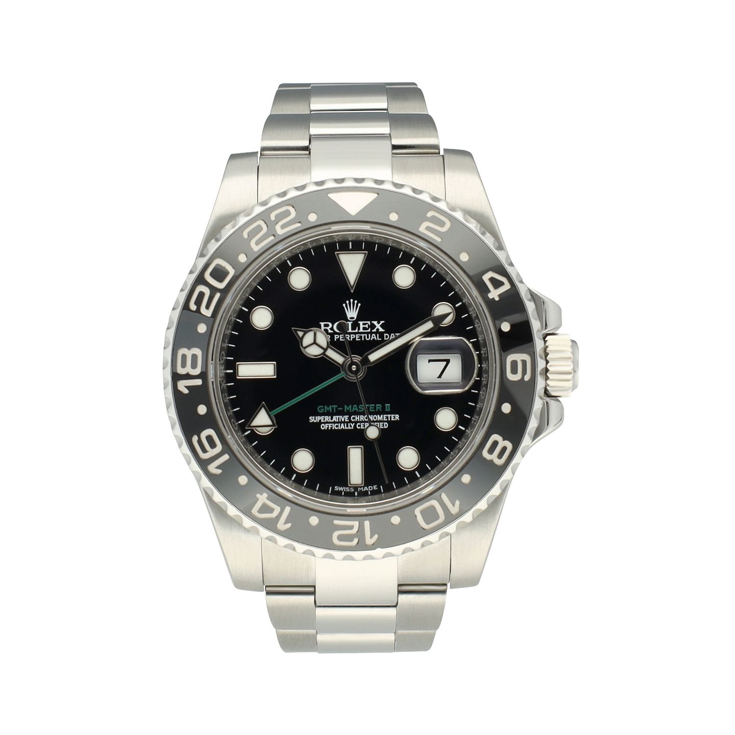 Rolex GMT-Master II 116710LN (2014) - Zwart wijzerplaat 40mm Staal (2/8)