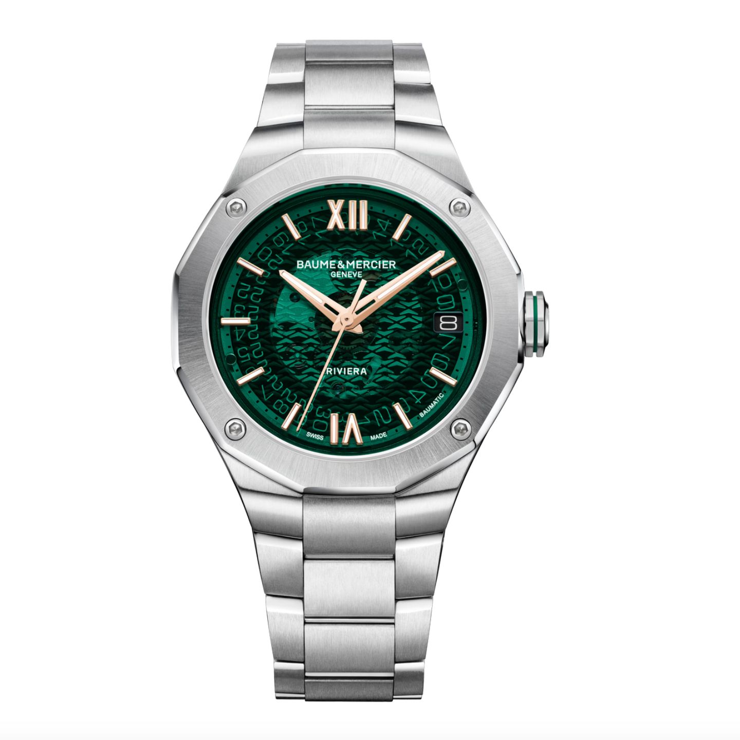 Baume & Mercier Riviera M0A10770 (2025) - Green dial 39 mm Steel case (1/1)