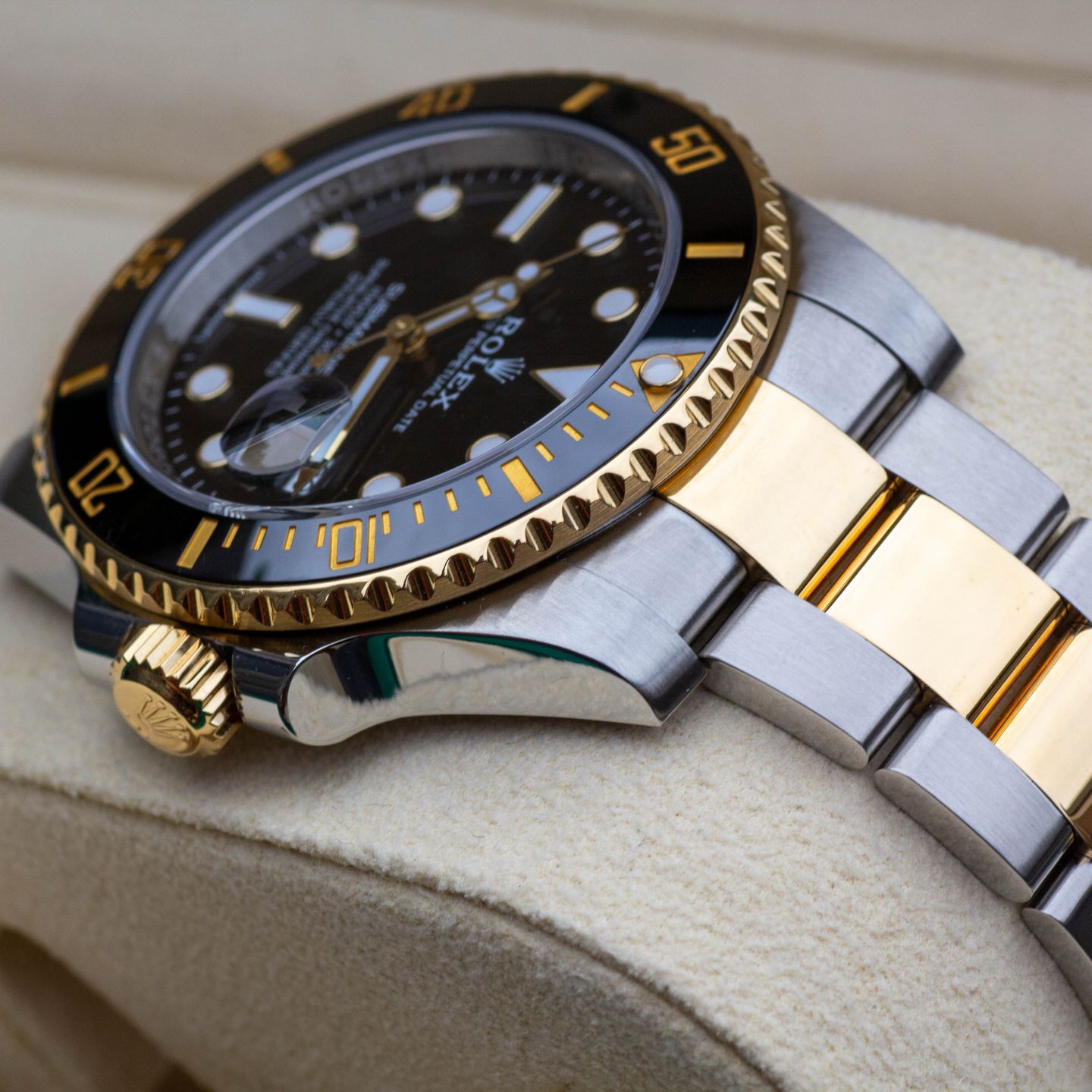 Rolex Submariner Date 116613LN (2018) - Zwart wijzerplaat 40mm Goud/Staal (8/8)