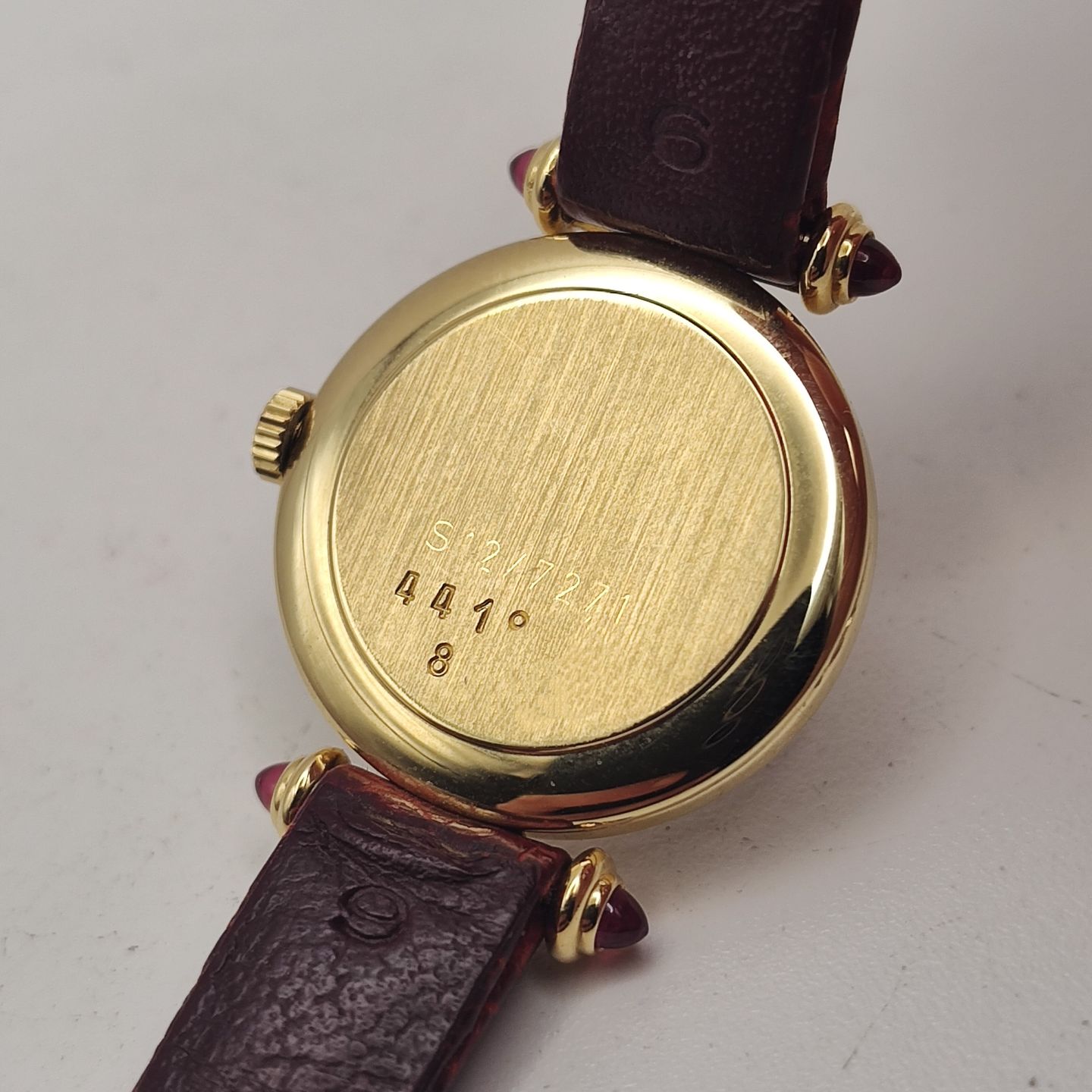 Chopard Vintage S12/727 (Unknown (random serial)) - White dial 21 mm Yellow Gold case (7/8)