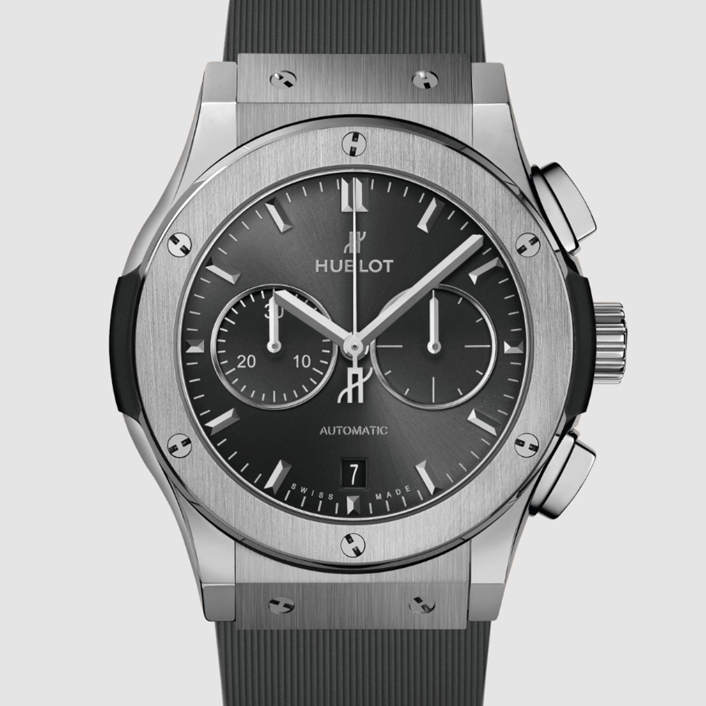 Hublot Classic Fusion Chronograph 541.NX.7070.RX (2023) - Grijs wijzerplaat 42mm Titanium (1/1)