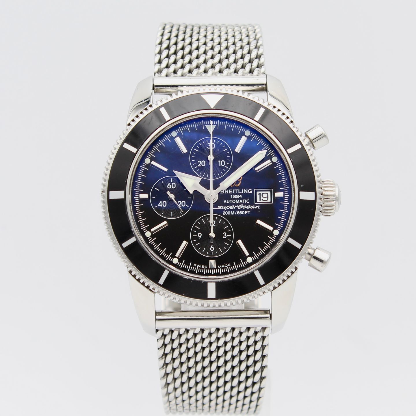 Breitling Superocean Heritage Chronograph A13320 (2013) - Black dial 46 mm Steel case (1/8)