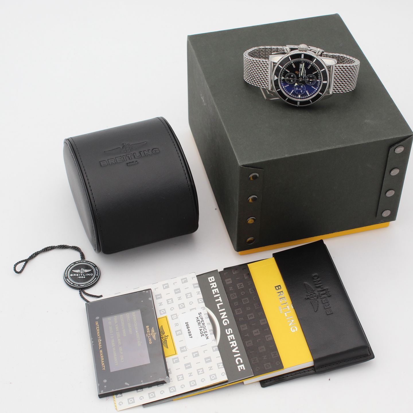 Breitling Superocean Heritage Chronograph A13320 (2013) - Black dial 46 mm Steel case (8/8)